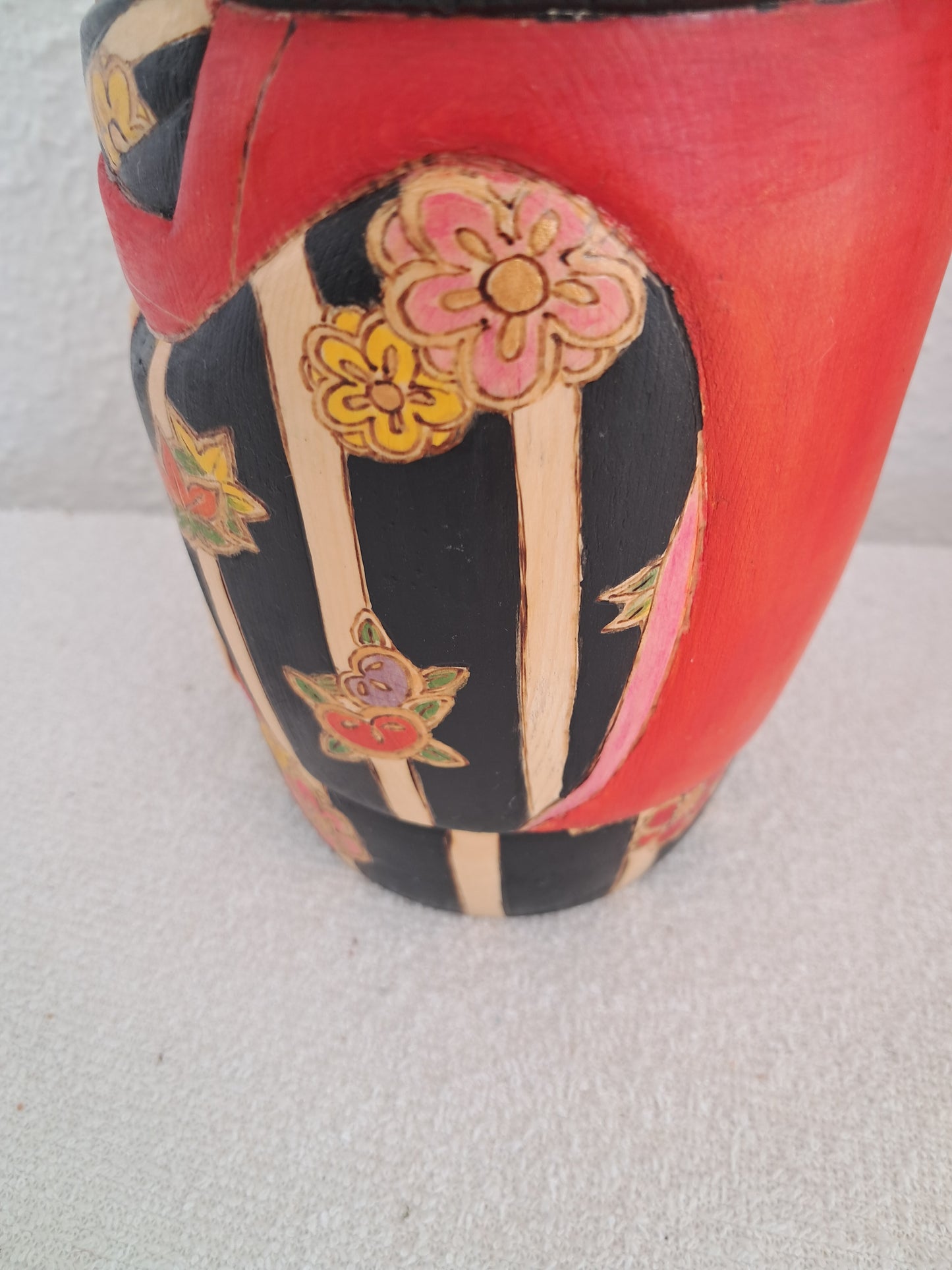 Exclusive Kokeshi made by Yuko Yamazaki (1956-)