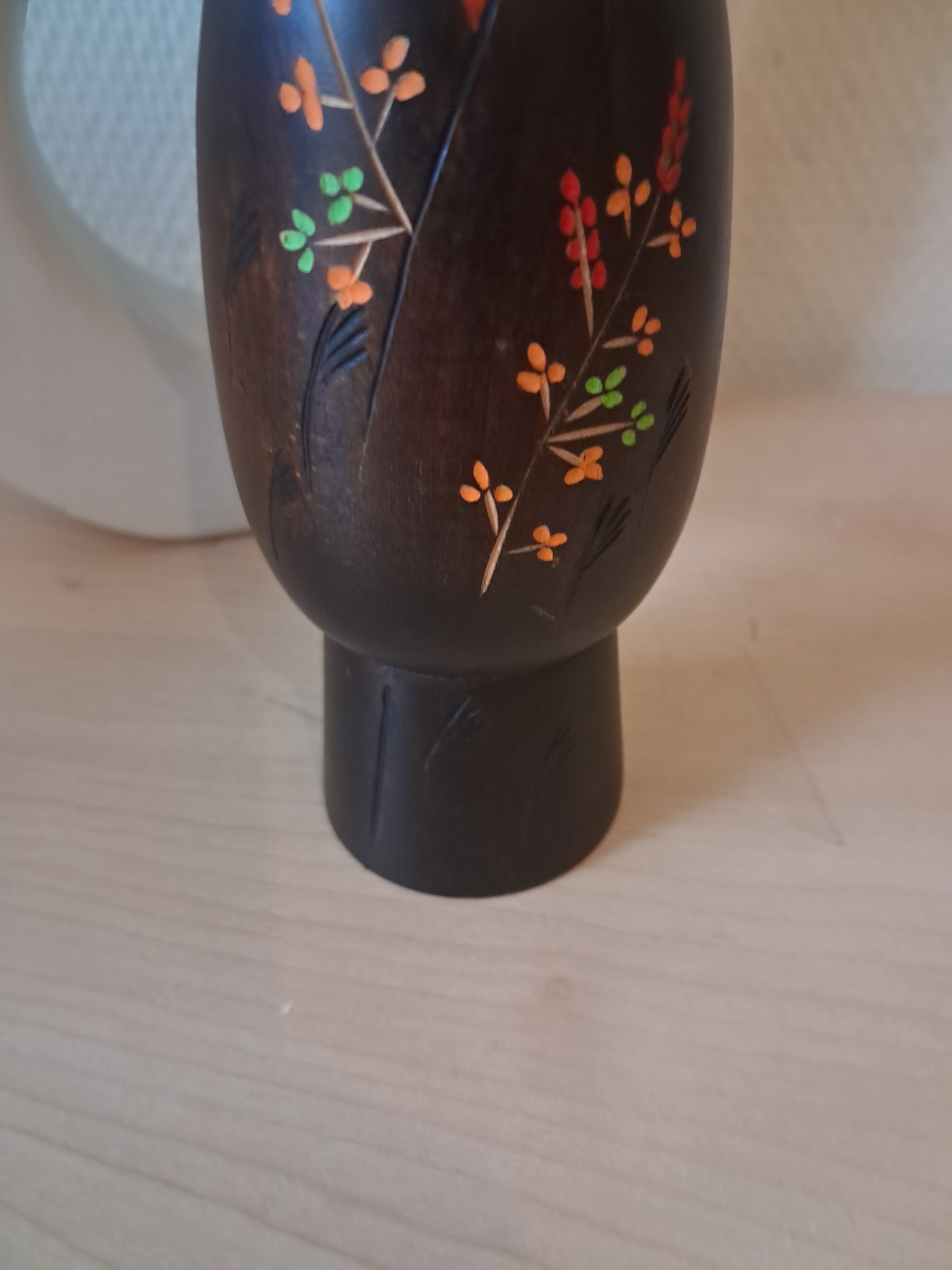 Vintage Sosaku kokeshi by Kishi Sadao (1932-1998)