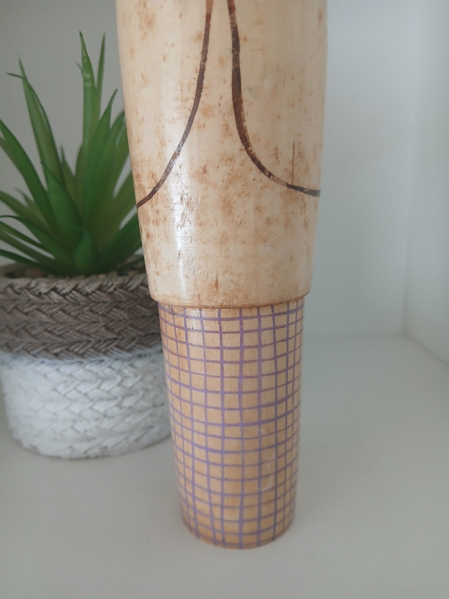 Vintage Sosaku Kokeshi made by Eiko Shibata (1924-)