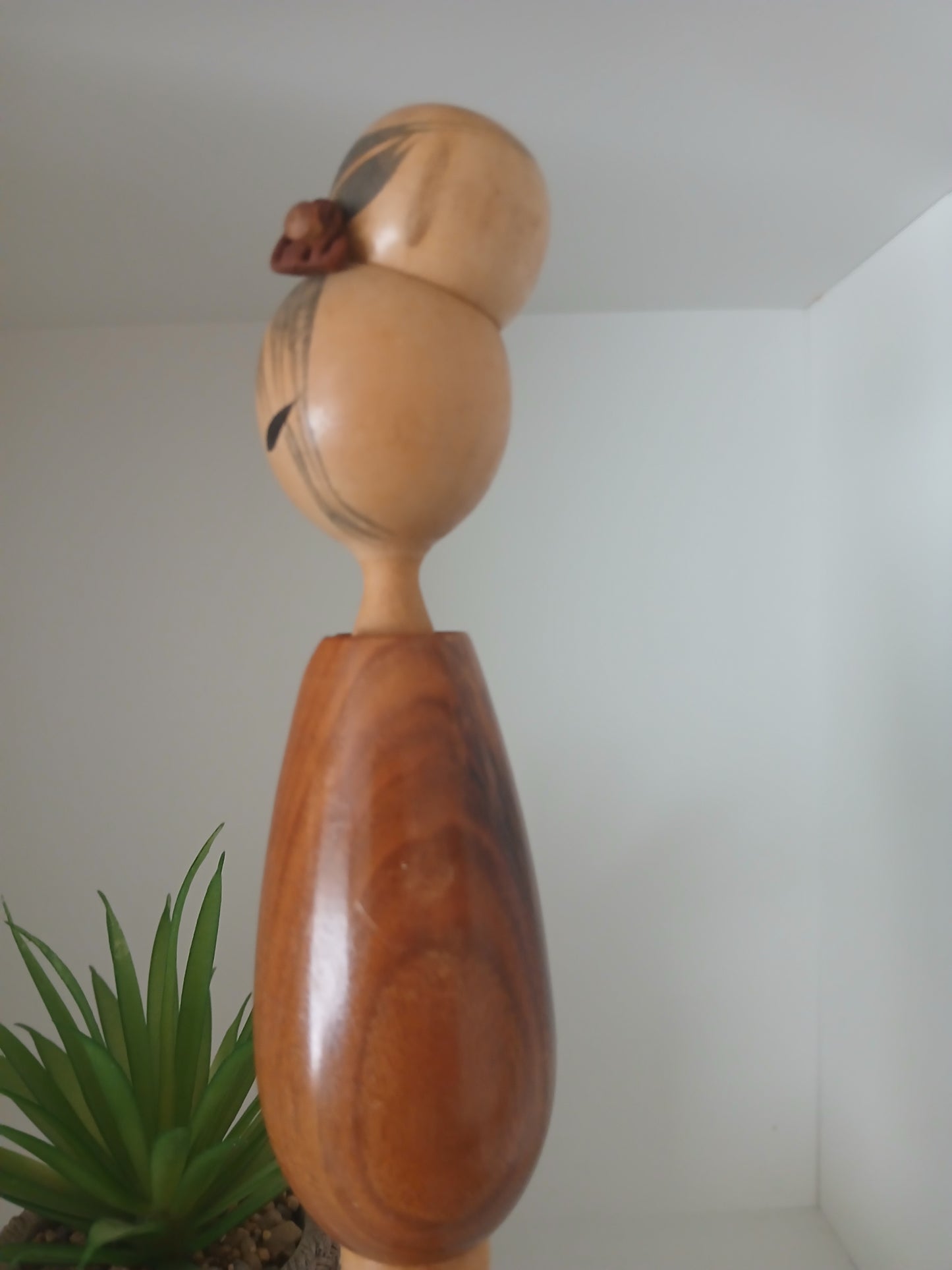 Vintage Sosaku kokeshi by Miyajima Muhitsu (1929-)