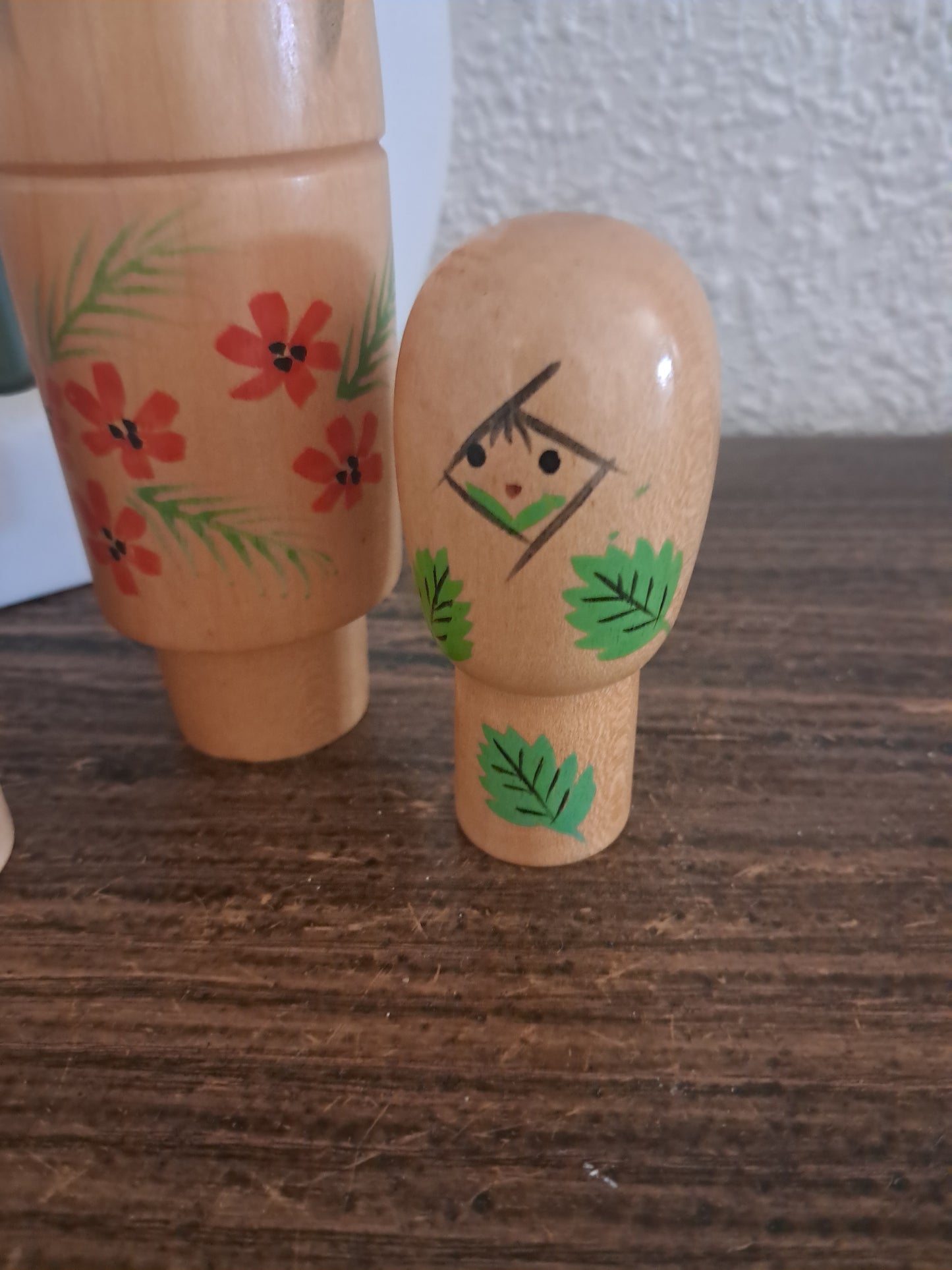 Cute set off 3 sosaku kokeshi