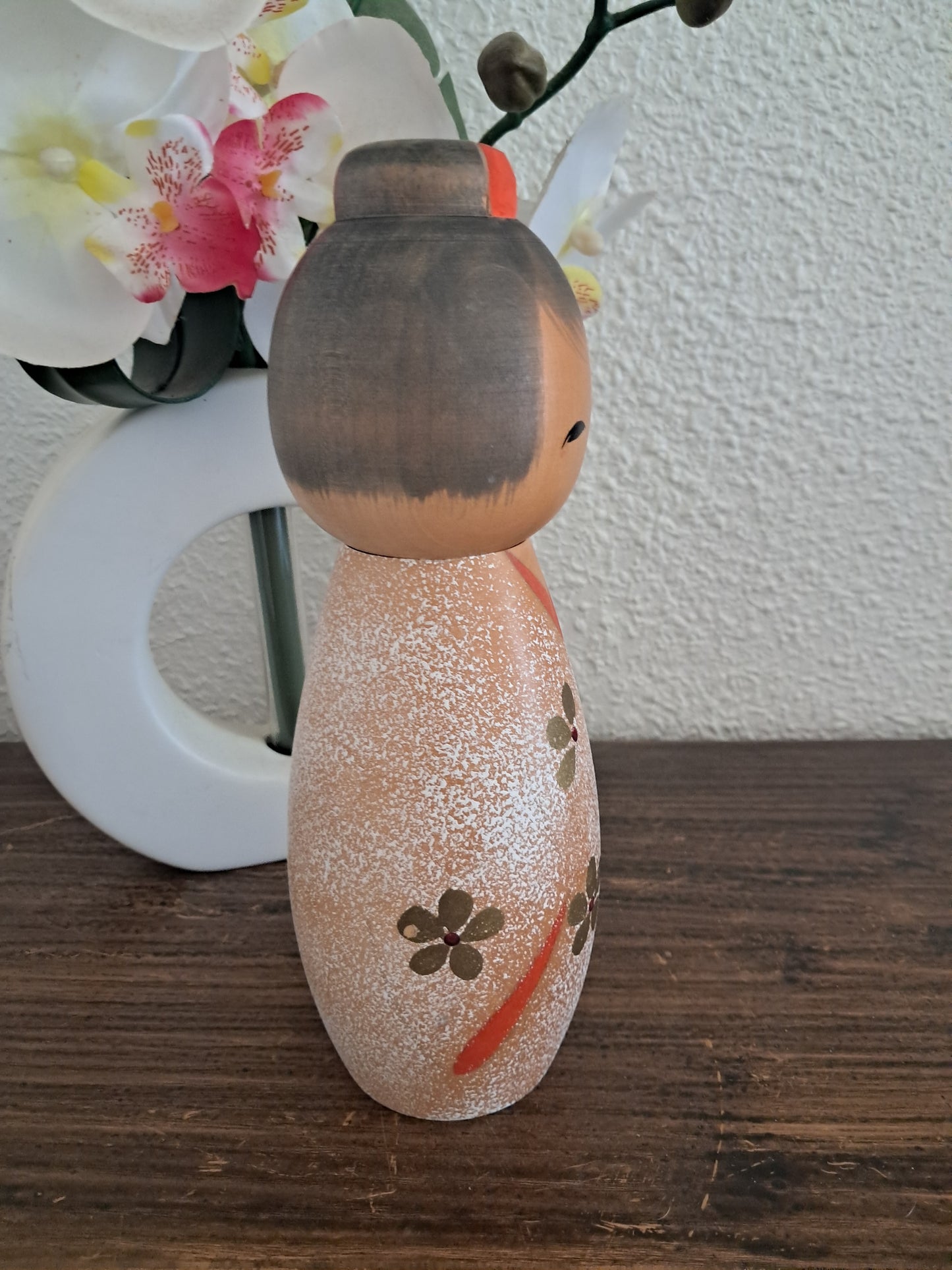 Rare Vintage Creative Kokeshi By Aoki Ryoka (1931-)