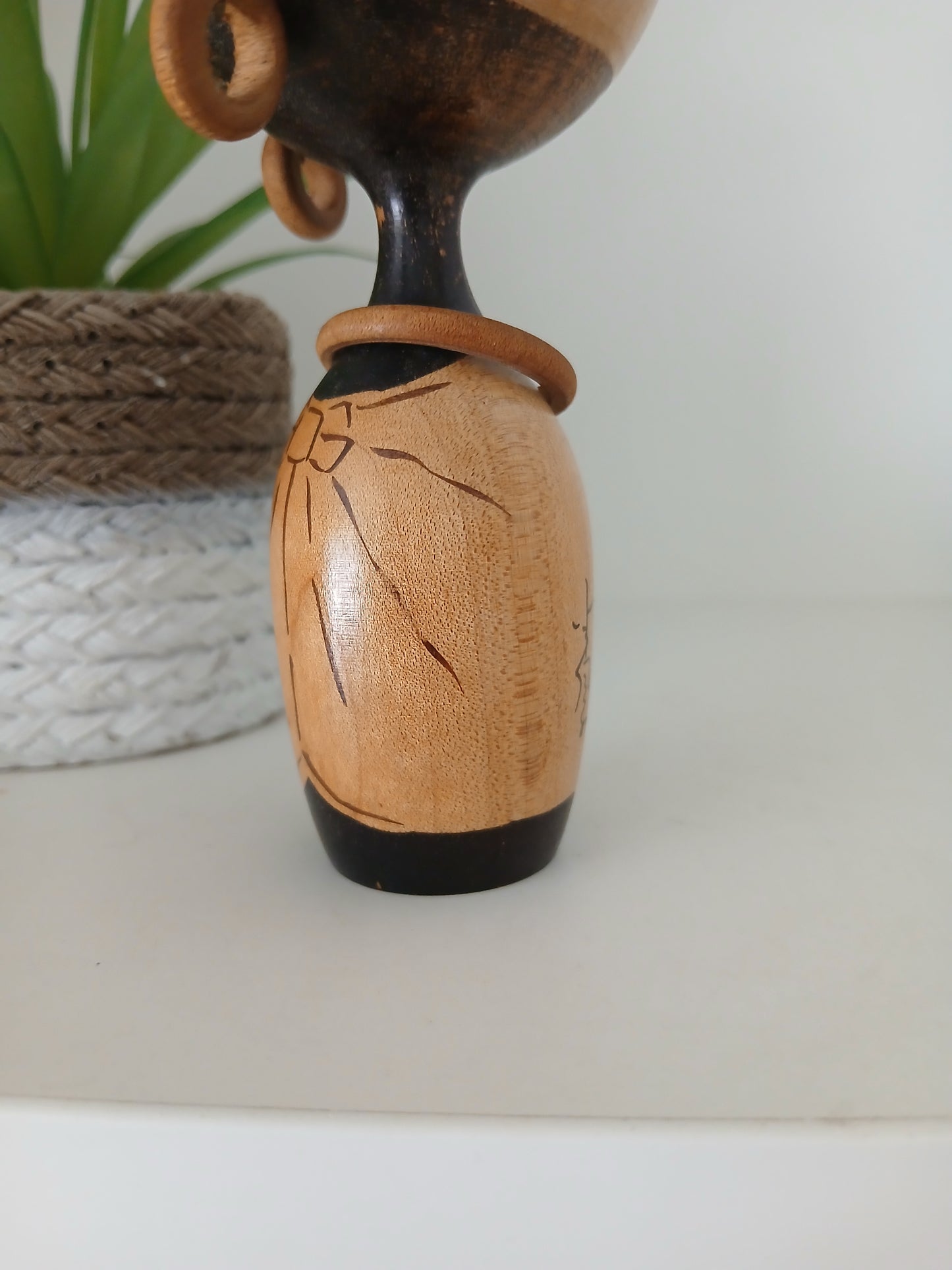Rare Vintage Creative Kokeshi by Hanpushi Takanashi