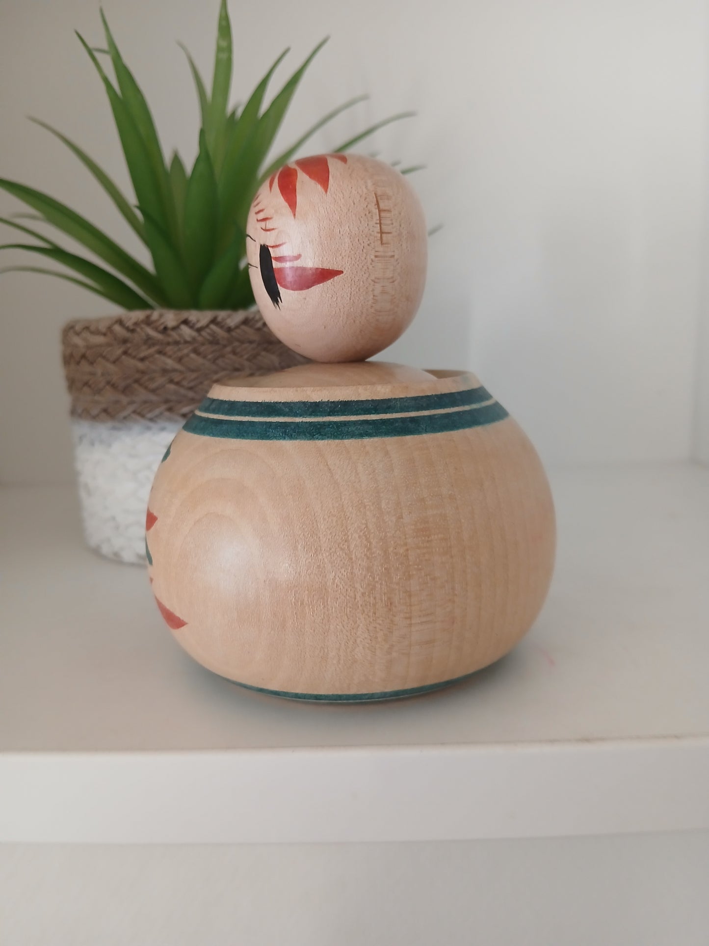 Vintage traditional Ejiko Kokeshi by Masahiro Sato (1938-)