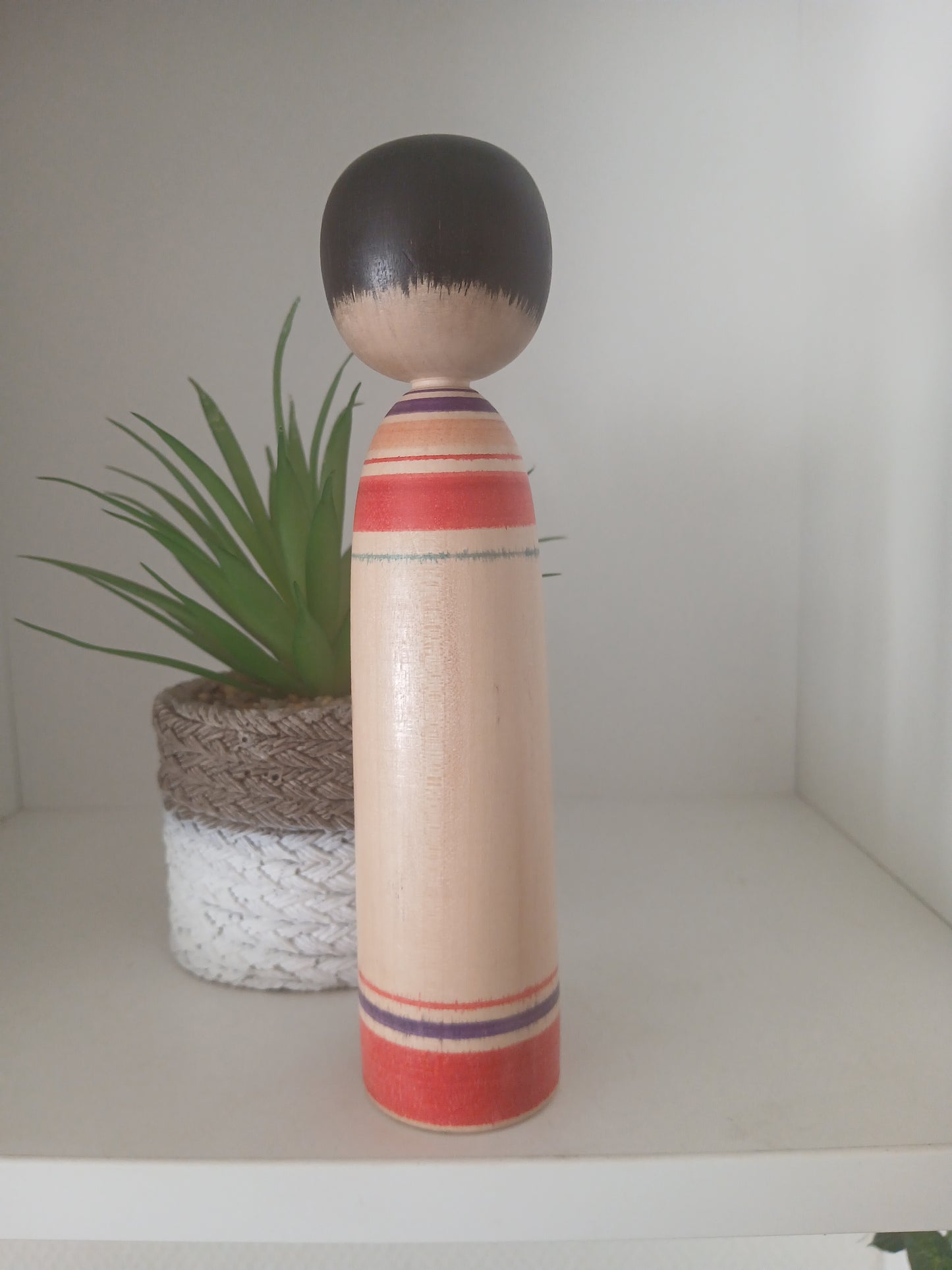 Vintage Tsugaru Kokeshi by Mamiya Masao (1921~2008)