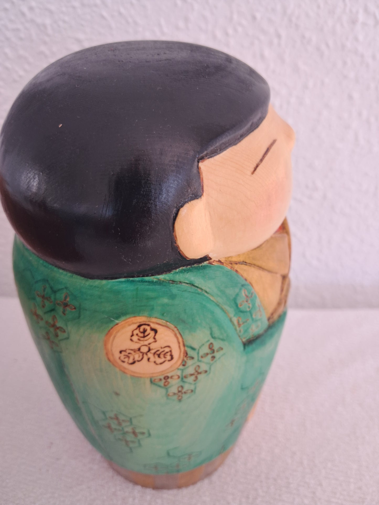 Exclusive Kokeshi made by Yuko Yamazaki (1956-)