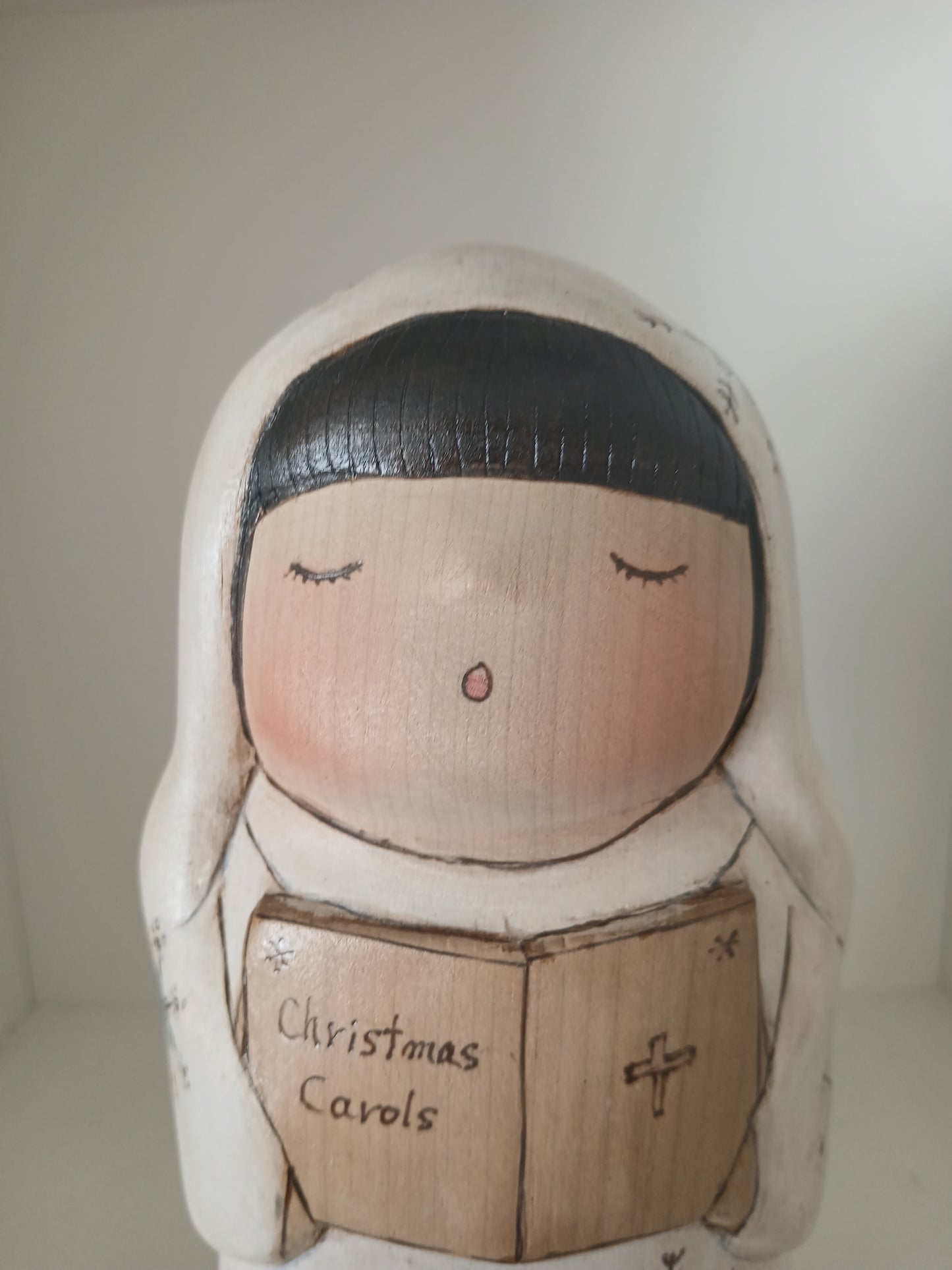 Exclusive creative kokeshi by Yuko Yamazaki - Christmas serie 2025