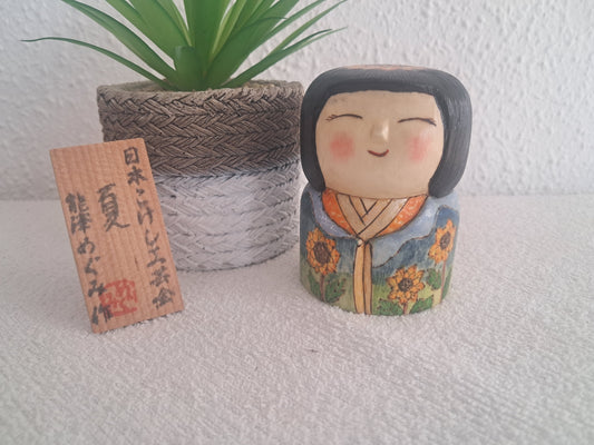 Beautiful creative kokeshi by Nozawa Megumi