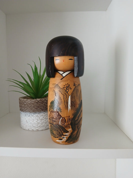 Vintage Gumma Kokeshi By Usaburo