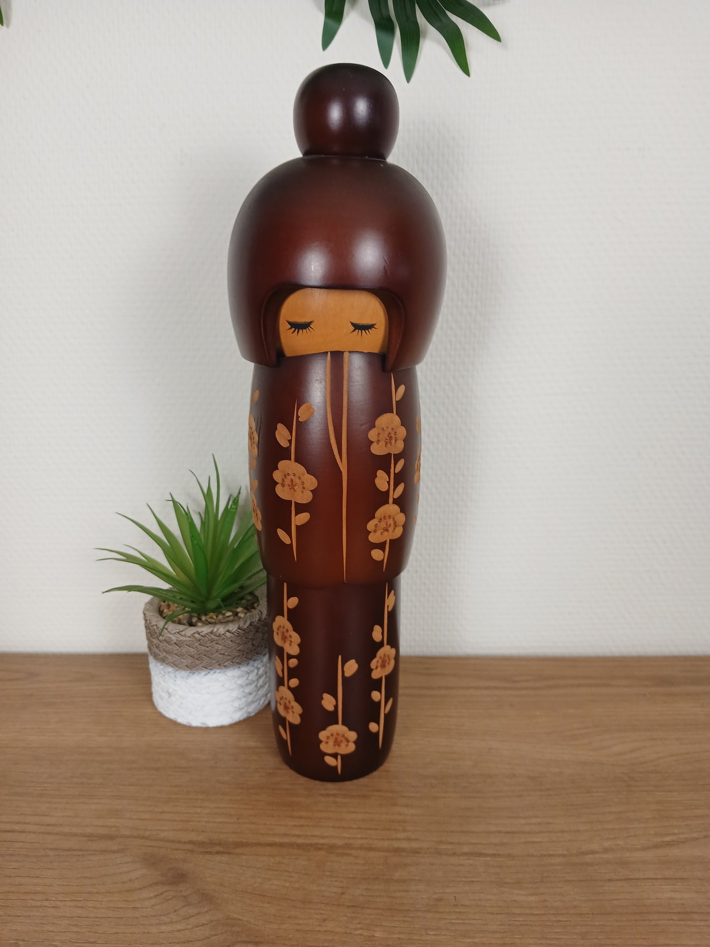 Large Vintage Creative kokeshi by Hajime Miyashita(1940-)- 38,5cm