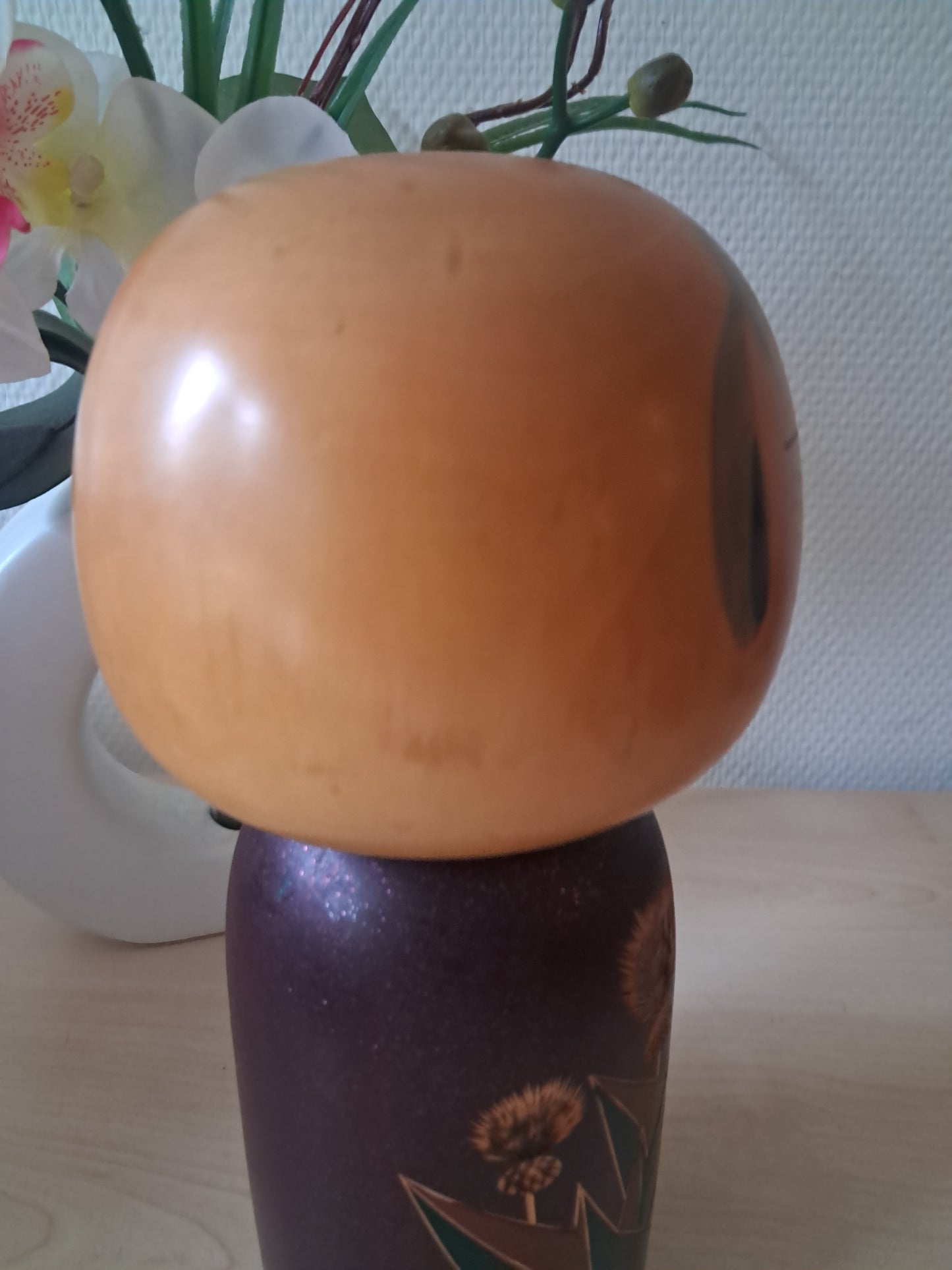 Rare Creative kokeshi made by Yuji Kawase (1938-)