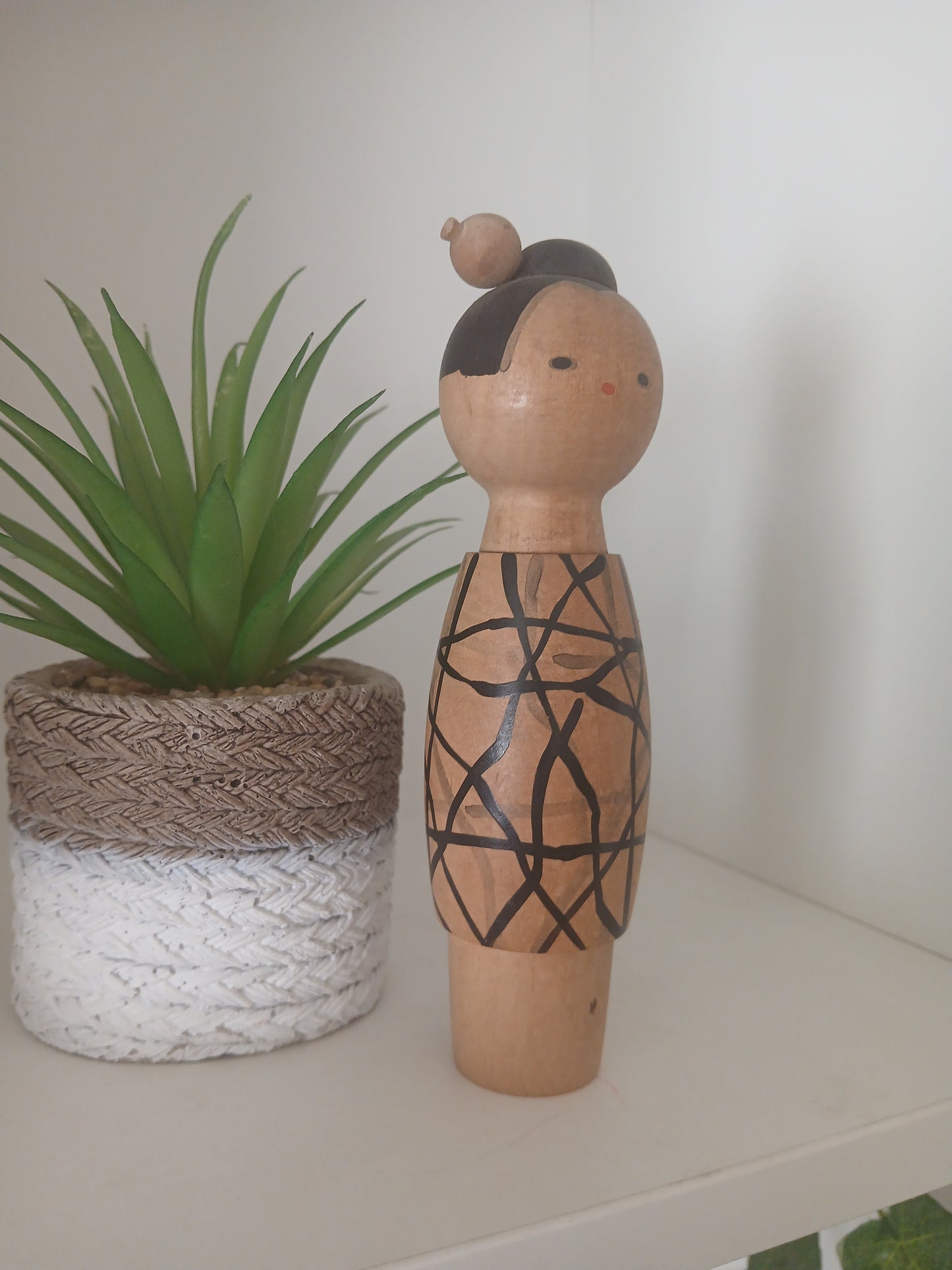 Rare Vintage creative kokeshi by Takanashi Hanpushi