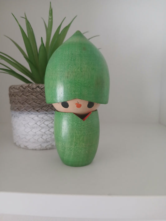 Vintage Sosaku kokeshi by Kato Masami (1925-)
