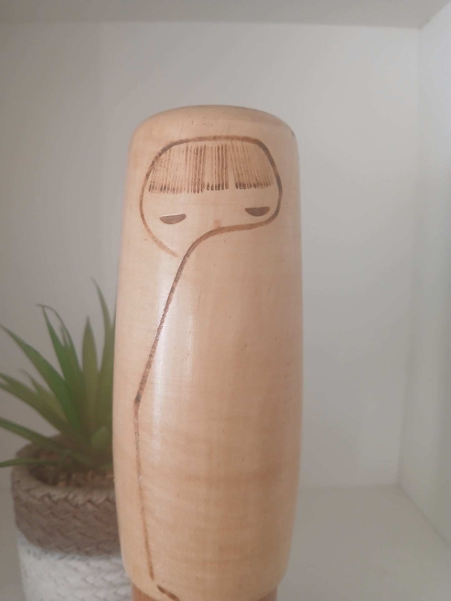 Vintage creative kokeshi by Kenichi Murakami (1929-)