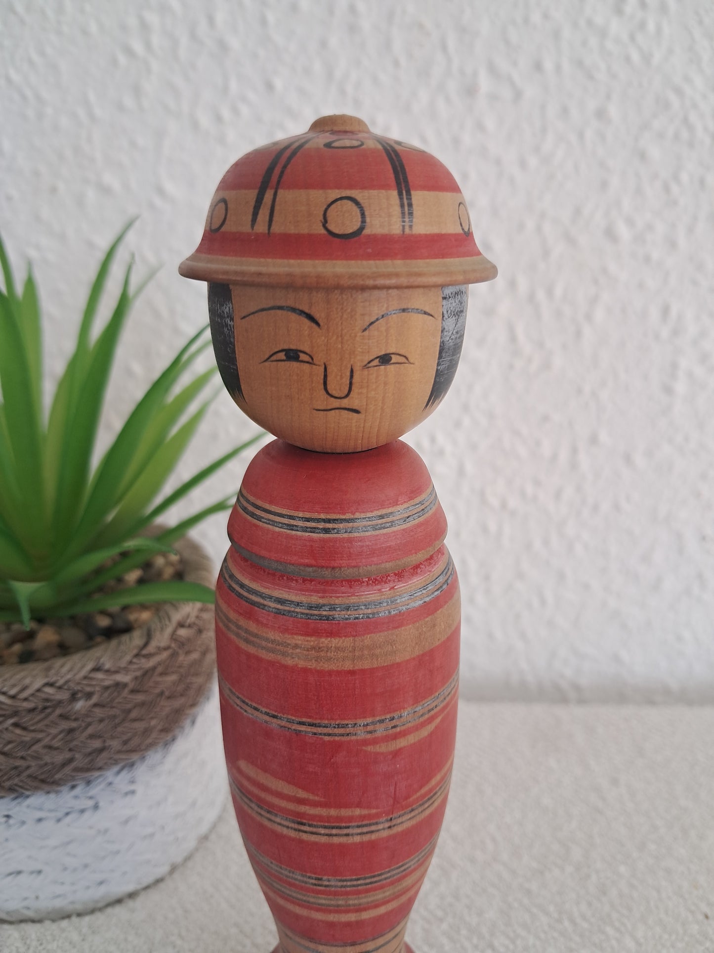 Rare Vintage Traditional Tsuchiyu kokeshi by Niyama Sakyo（1934～）