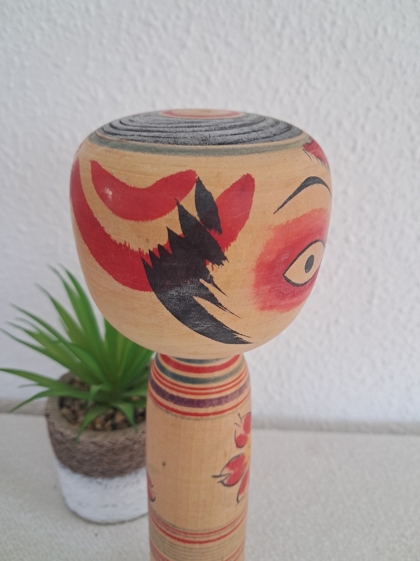 Vintage Nakanosawa Kokeshi by Honda Nobuo (1918-1995)