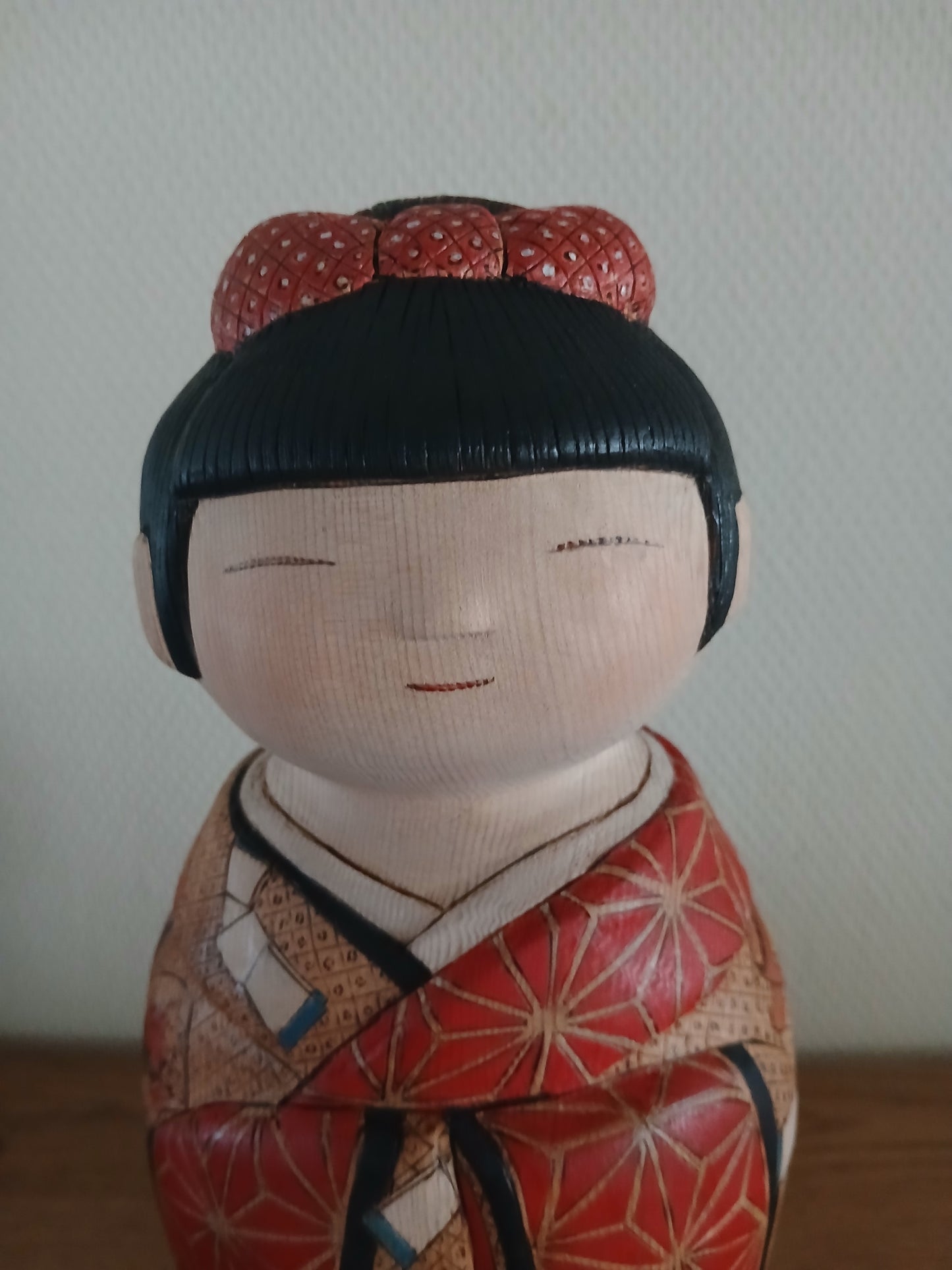 Exclusive Sosaku kokeshi by Yuko Yamazaki - From Sibukawa exhibition 2025
