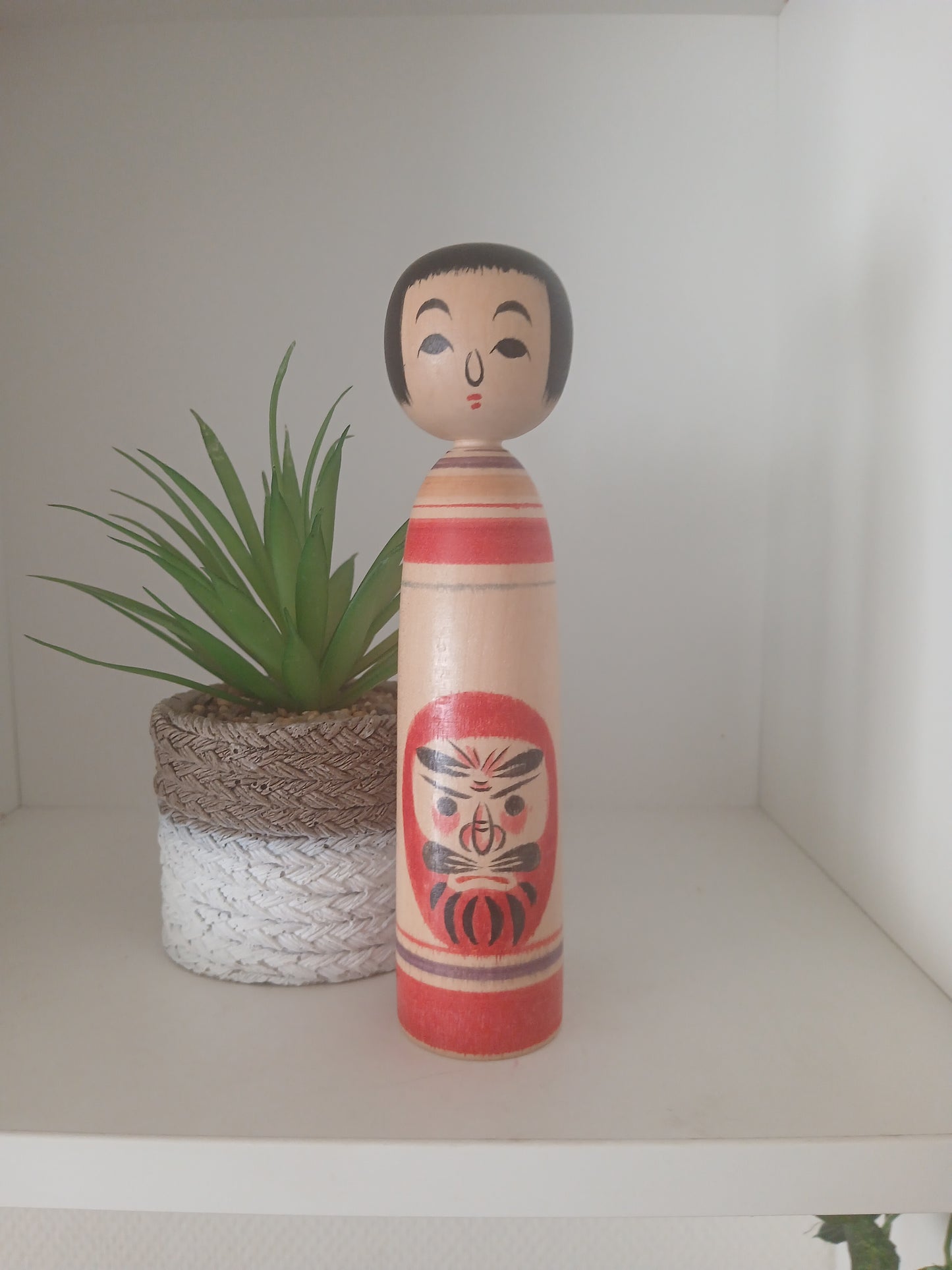 Vintage Tsugaru Kokeshi by Mamiya Masao (1921~2008)