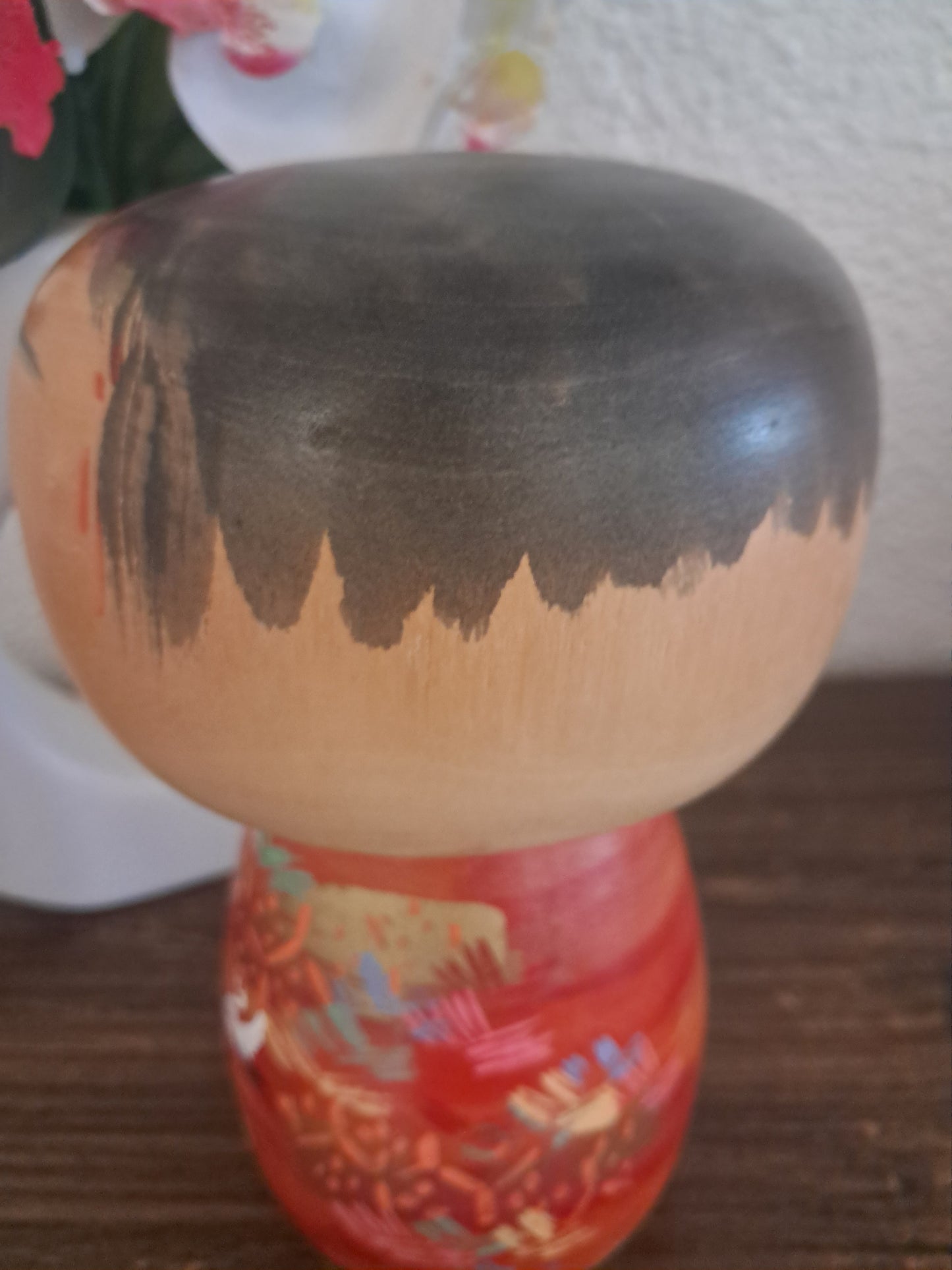 Exclusive  Sosaku kokeshi by Takahashi Akinori (1957-)