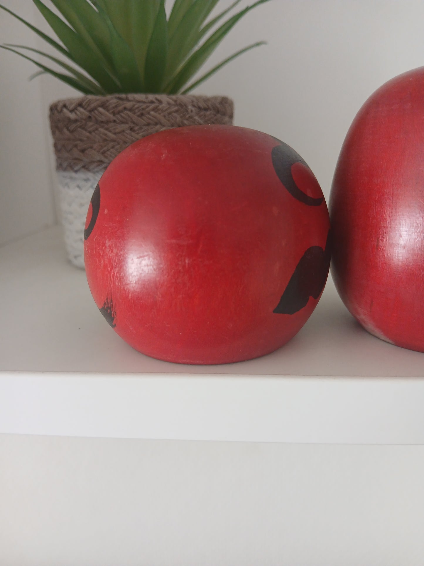 Vintage set Daruma kokeshi