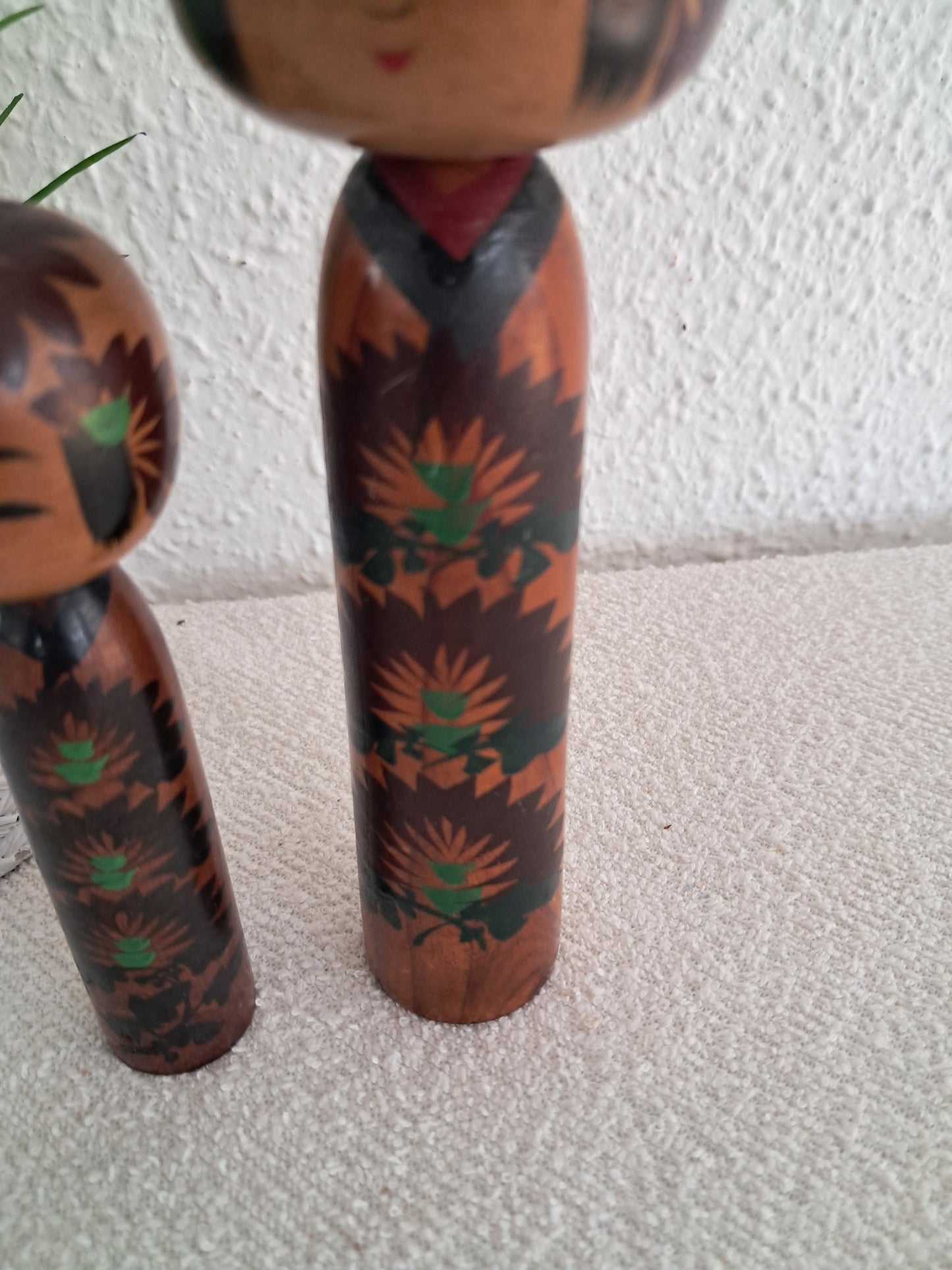 Set off two Rare Vintage Creative Kokeshi by Hitokura Masamkido