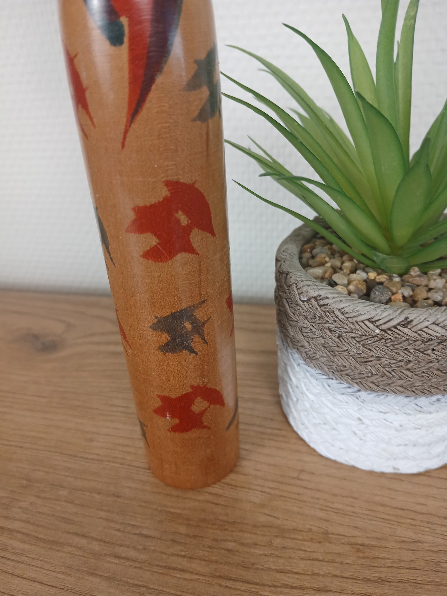 Vintage traditional Togatta kokeshi by Eitaro Sato (1939-)