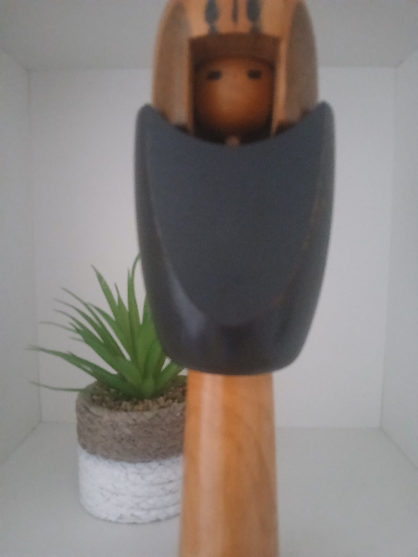 Rare Vintage Creative Kokeshi by renowned artisan Ikuyoshi Yokozuka