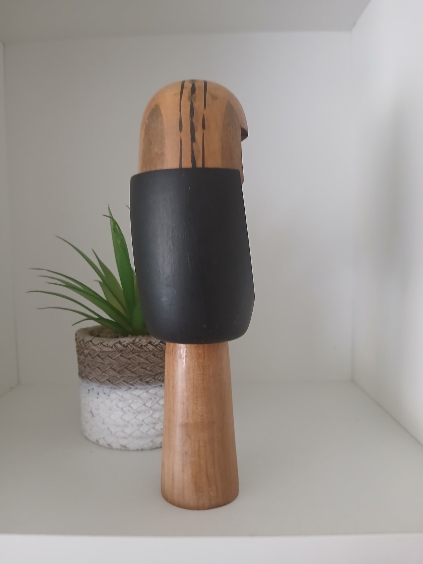 Rare Vintage Creative Kokeshi by renowned artisan Ikuyoshi Yokozuka