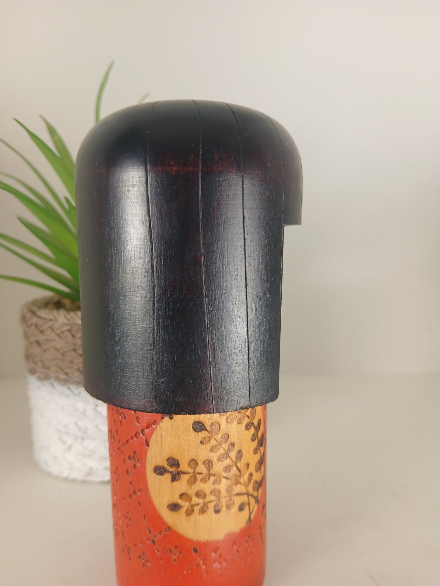 Vintage Gumma Kokeshi By Kazuo Takamizawa (1927-)
