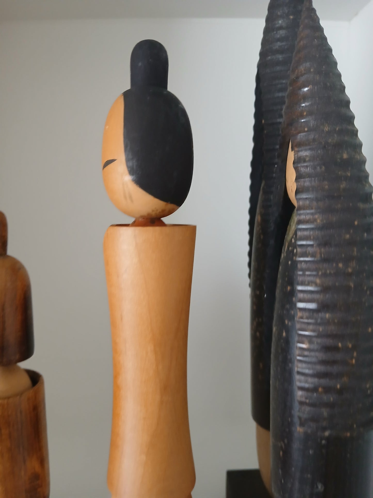 Set of 4 kokeshi by Shozan shido (1932-1995)