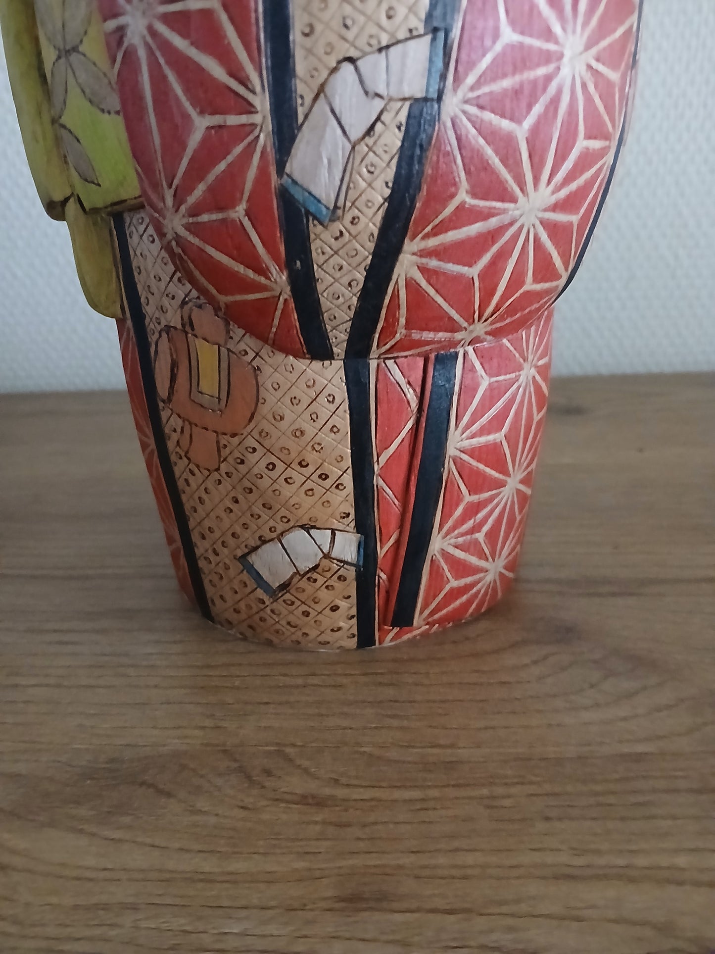 Exclusive Sosaku kokeshi by Yuko Yamazaki - From Sibukawa exhibition 2025