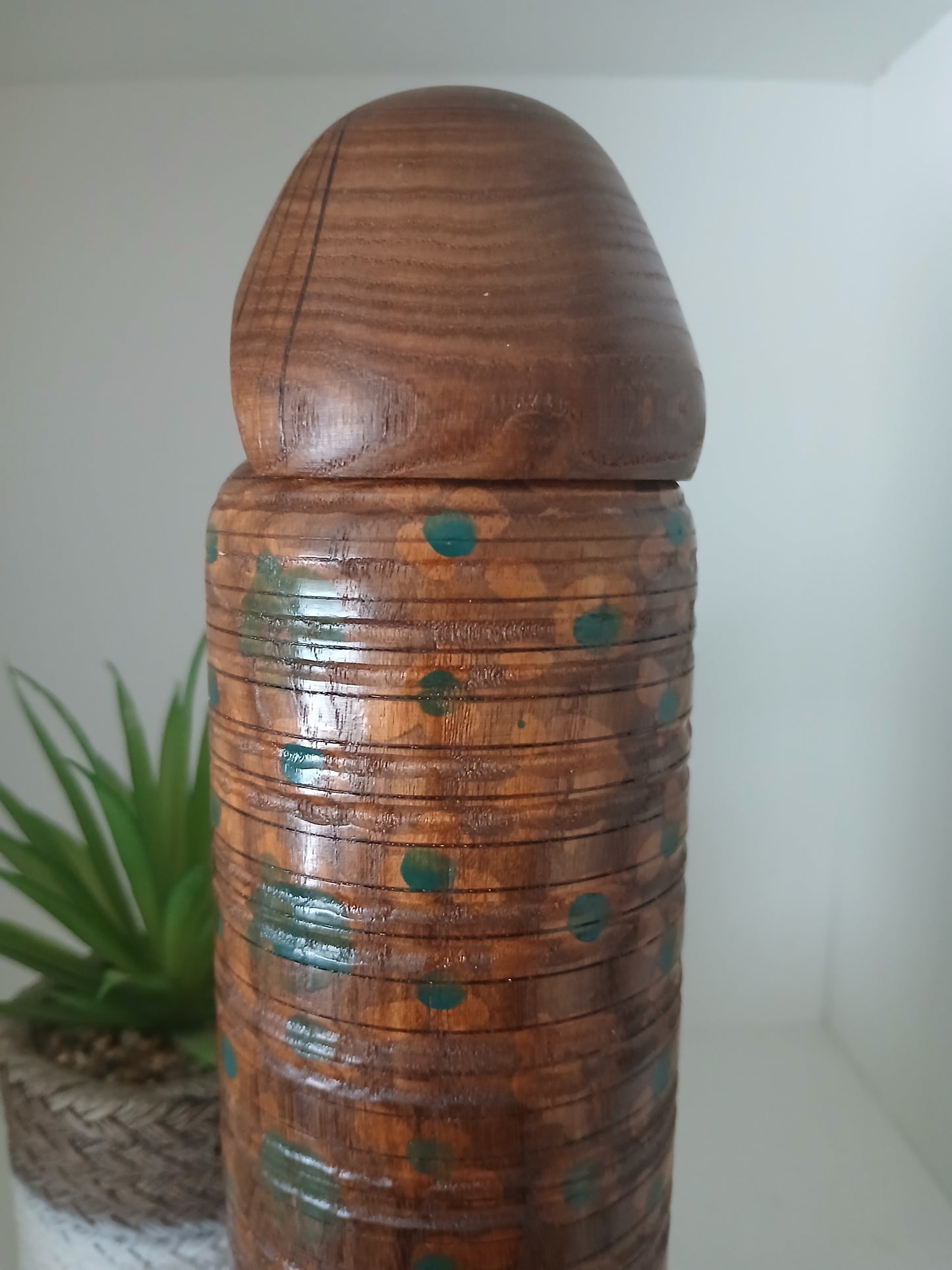 Vintage  Sosaku Kokeshi By Miyajima Muhitsu (1929-)