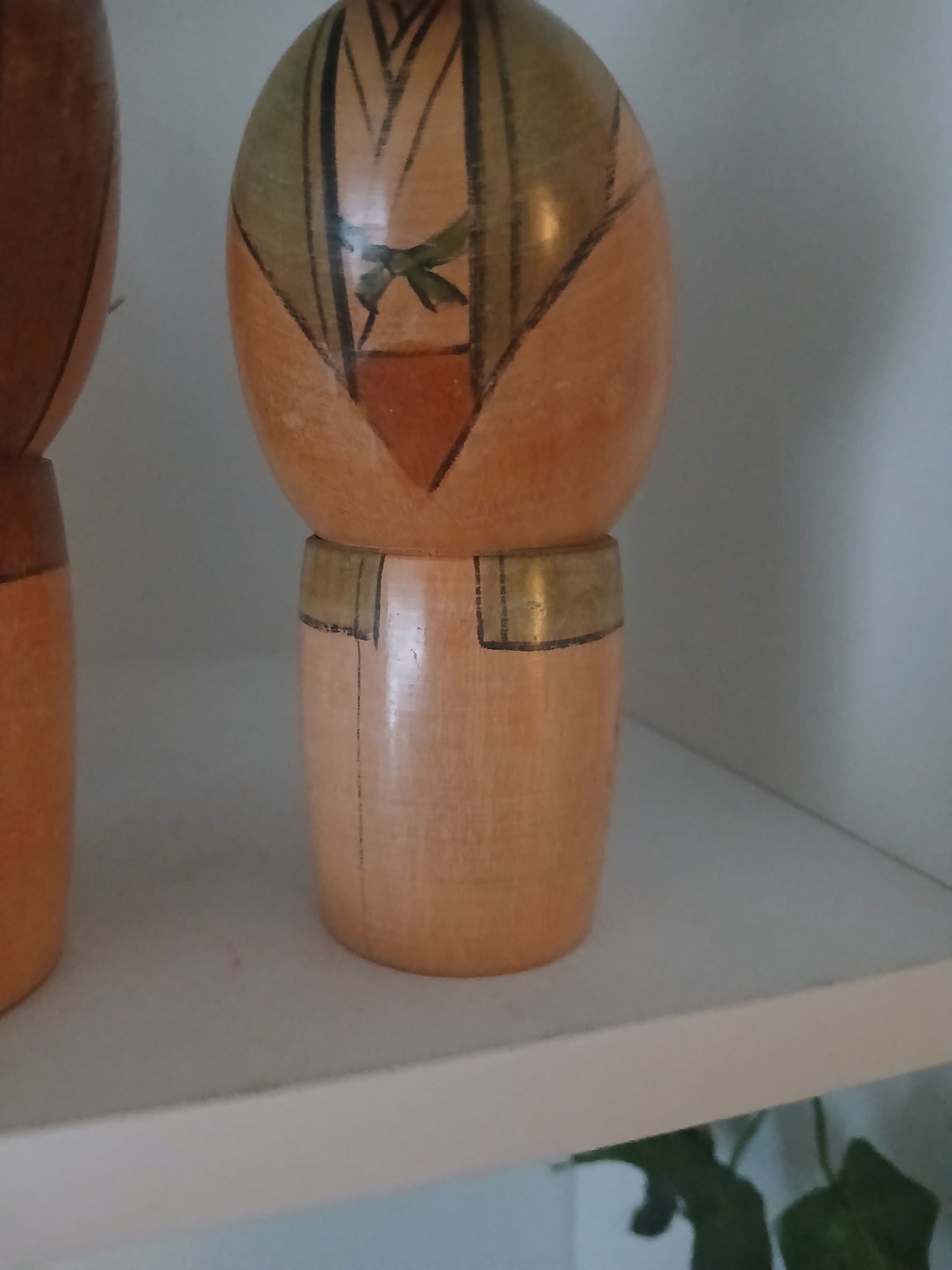Vintage set Sosaku Kokeshi of elderly couple