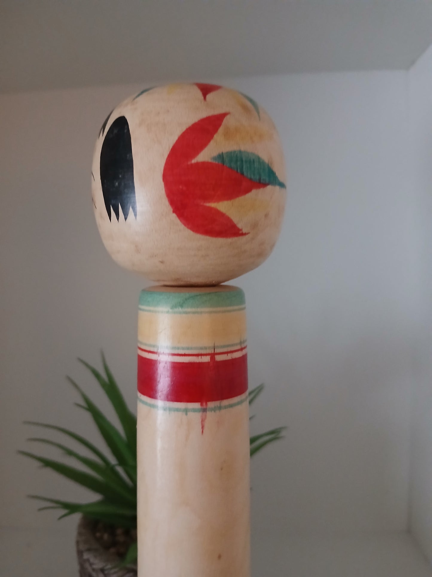 Vintage traditional Nanbu kokeshi by Sasaki Kakuhei