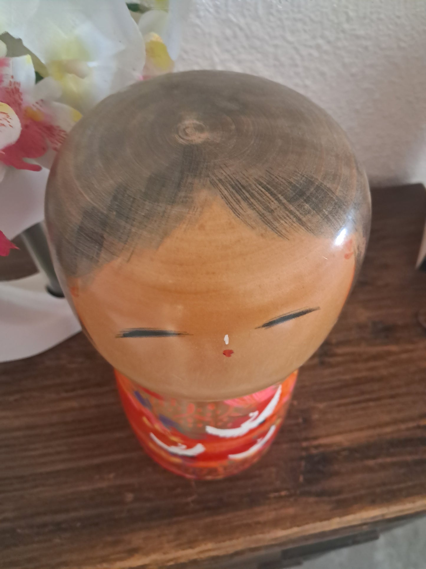 Exclusive Sosaku kokeshi by Takahashi Akinori (1957-)