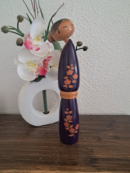 Vintage Sosaku kokeshi by Sato Suigai (1920-)