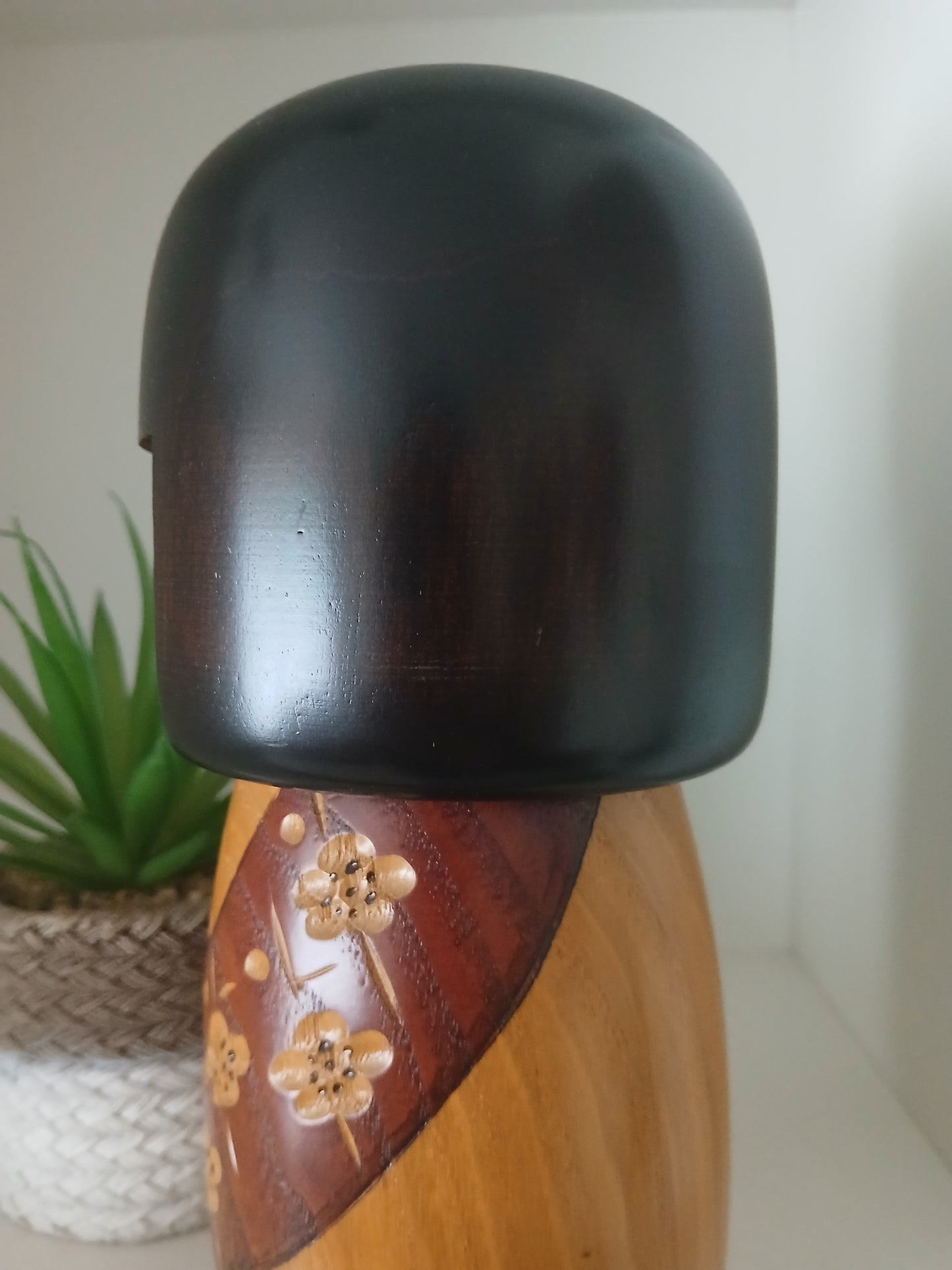 Vintage Gumma kokeshi by Usaburo