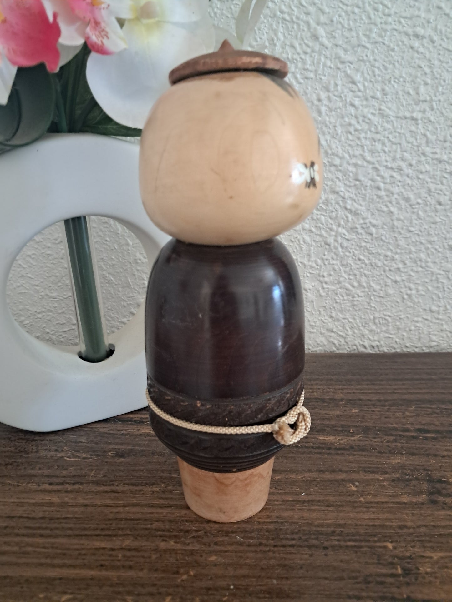 Rare vintage creative kokeshi made by Takahashi Tatsuro