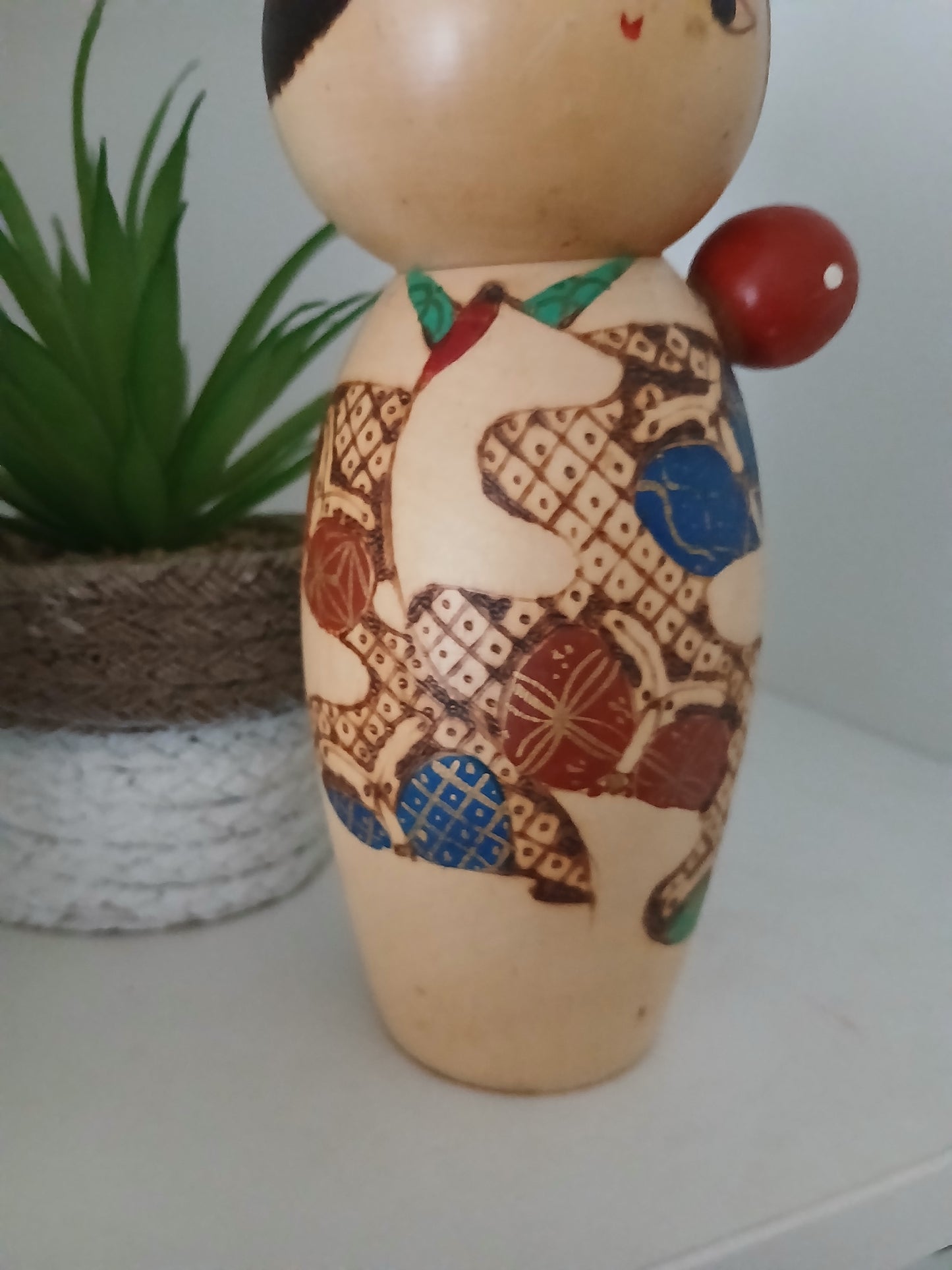 Rare Vintage Sosaku Kokeshi by Kato Tatsuo (1940-)