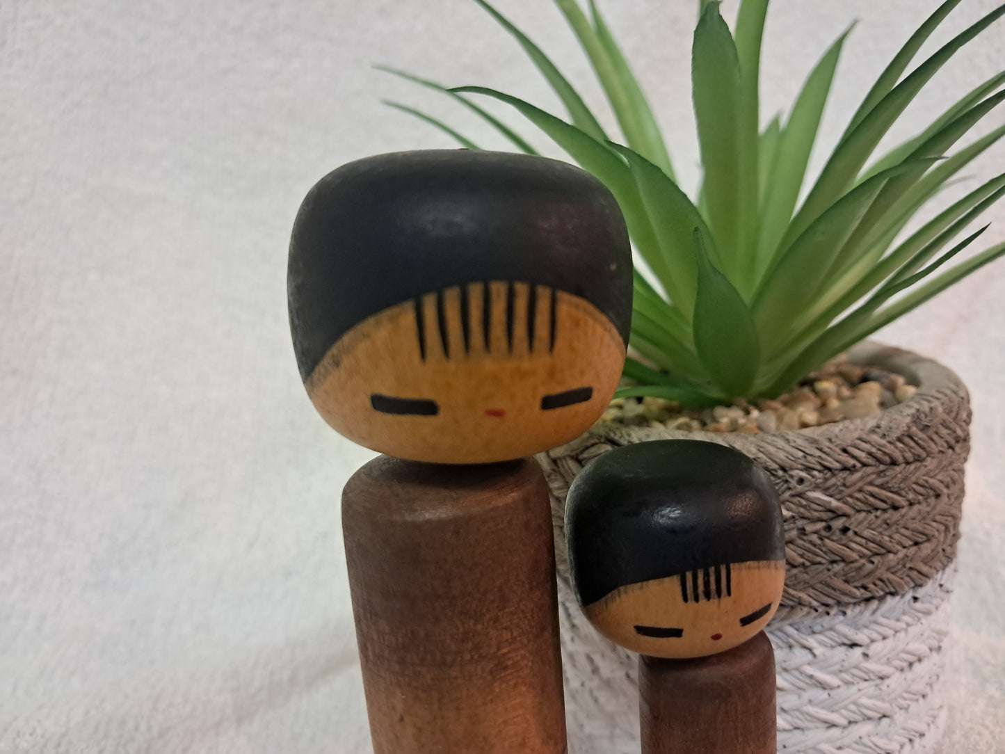 Rare Vintage set creative kokeshi by Hideo Ishihara (1925-1999)