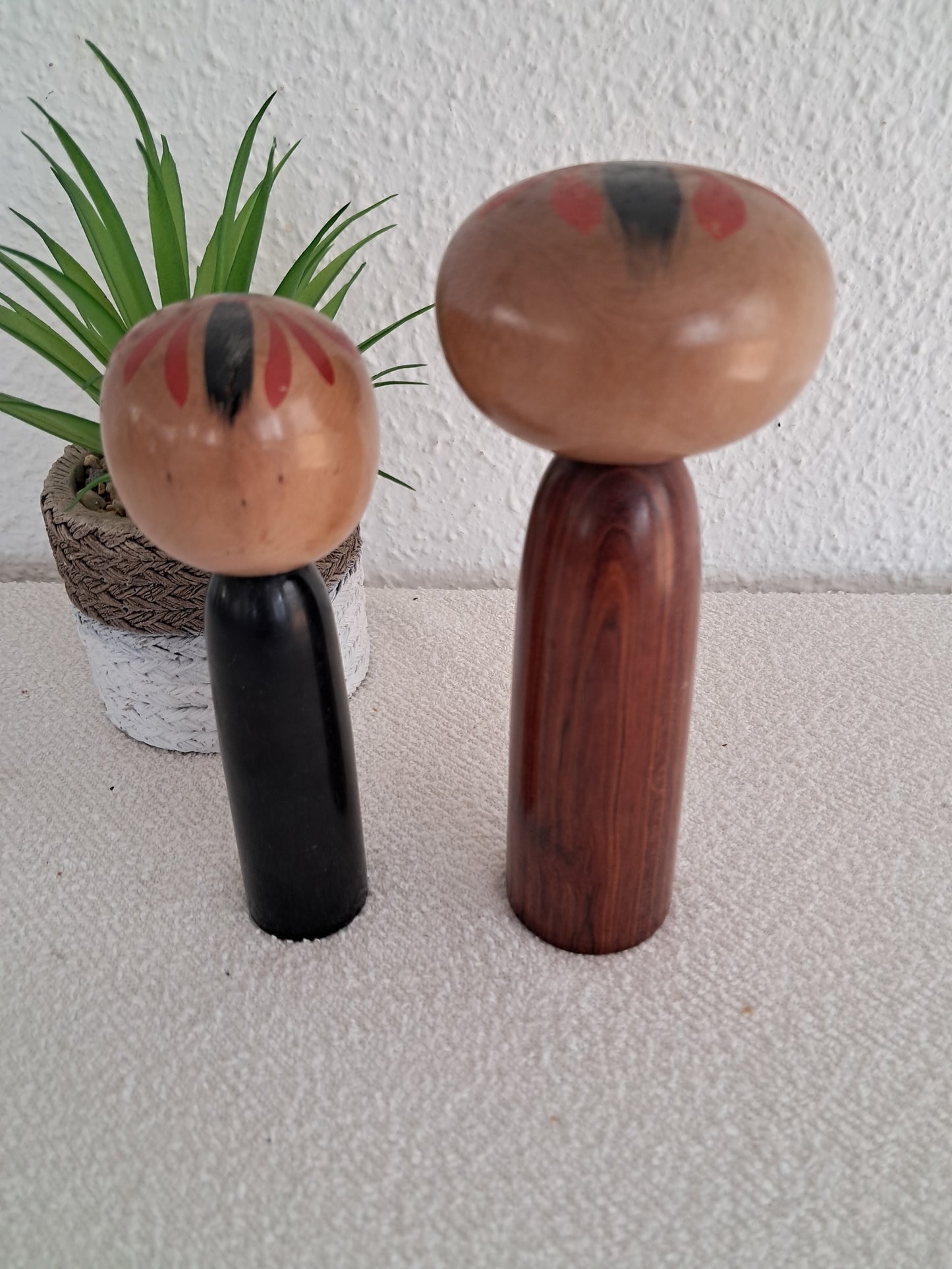 Set off two Rare Vintage Creative Kokeshi by Hitokura Masamkido