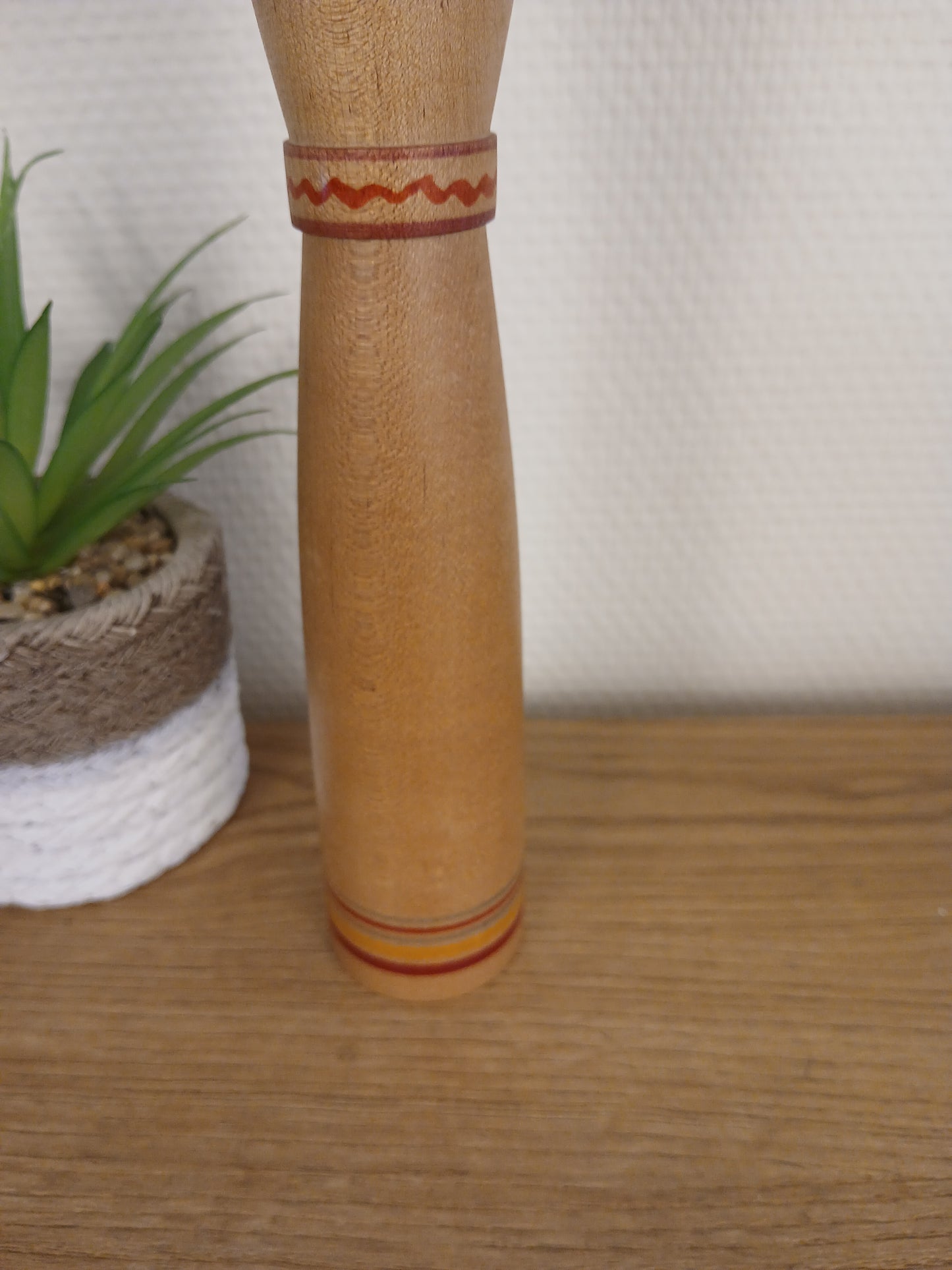 Vintage traditional Nanbu kokeshi by Mori