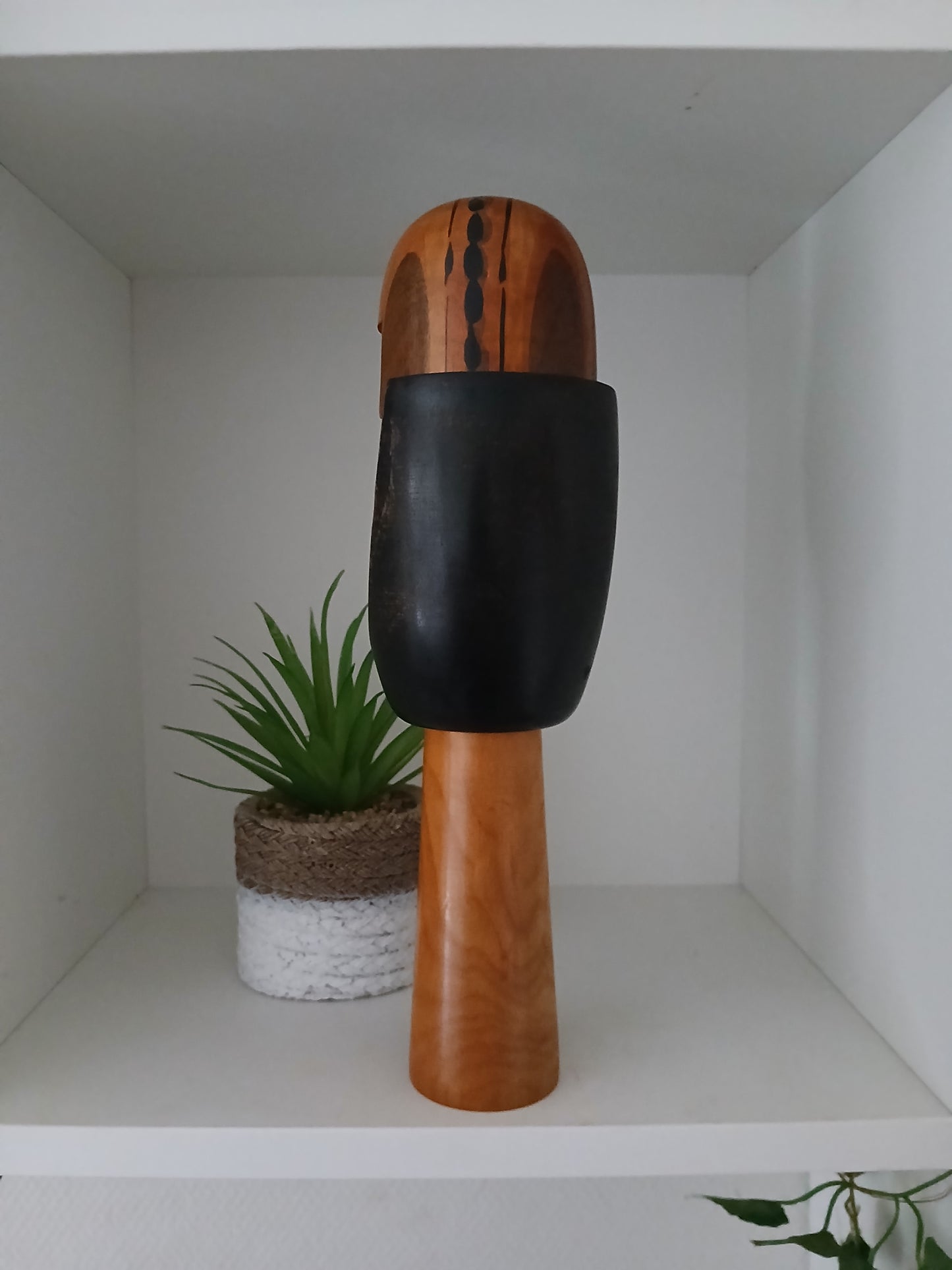 Rare Vintage Creative Kokeshi by renowned artisan Ikuyoshi Yokozuka