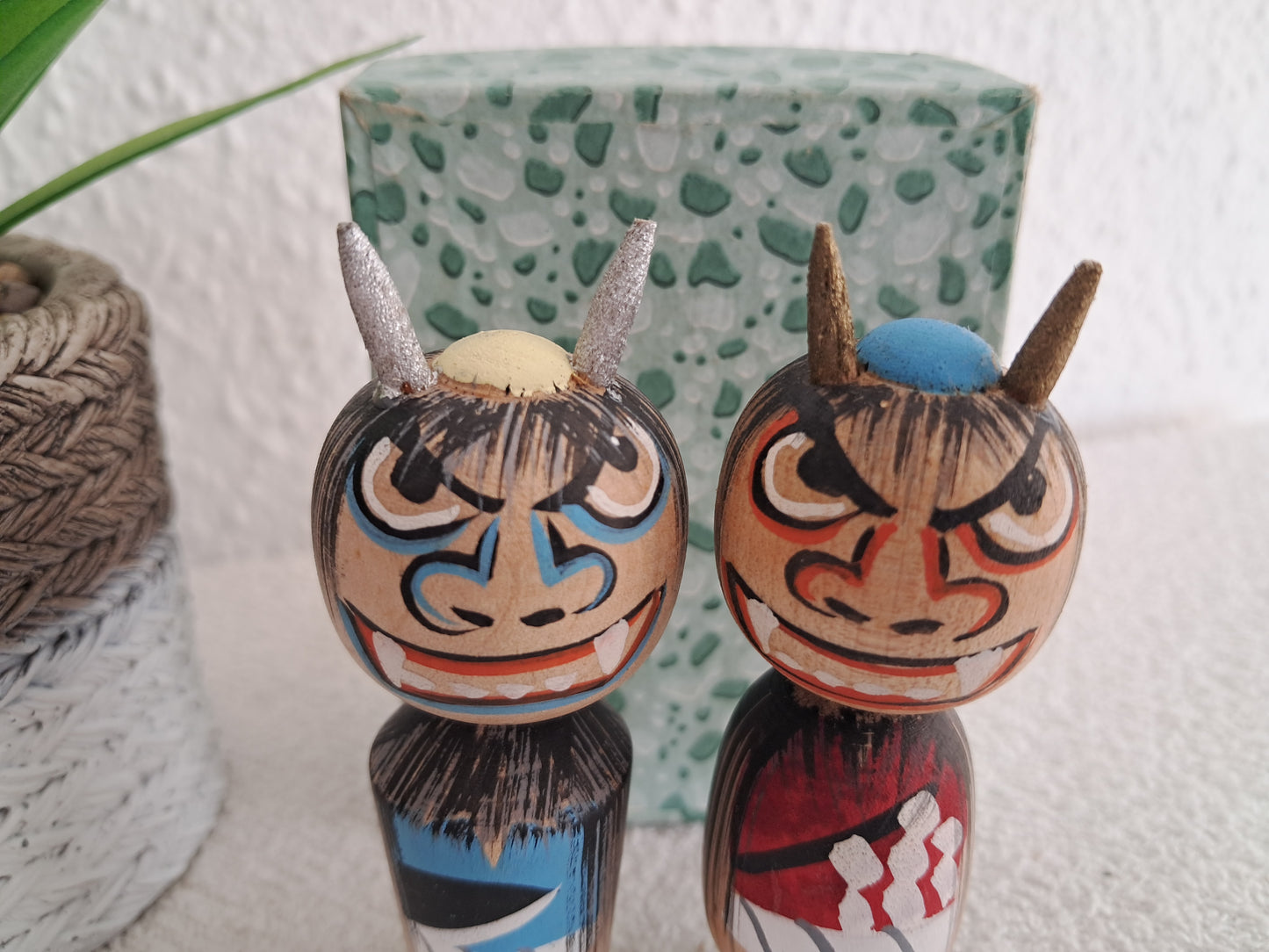 Set off oni kokeshi