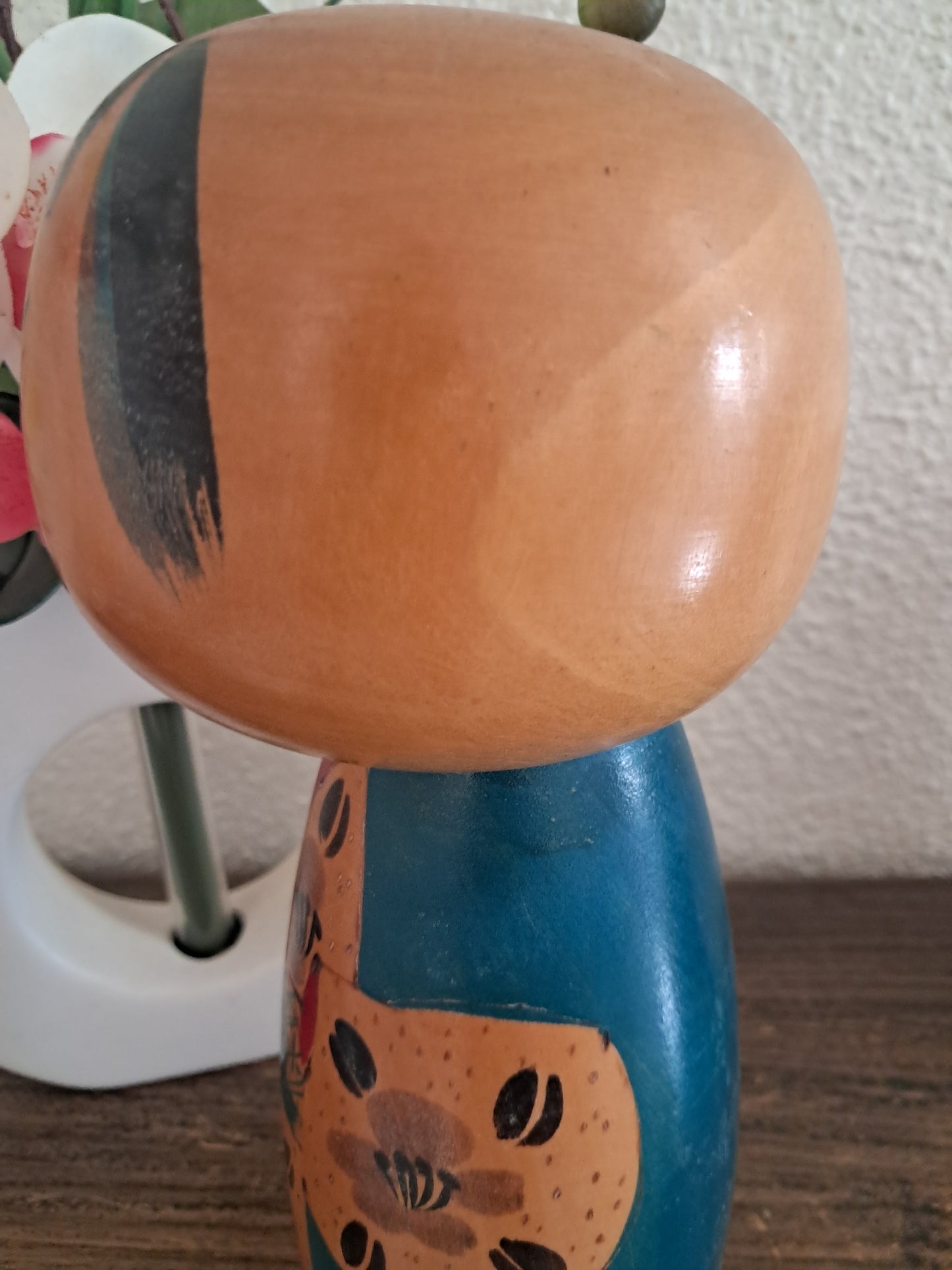 Big chunky vintage Sosaku kokeshi by Mitsuo