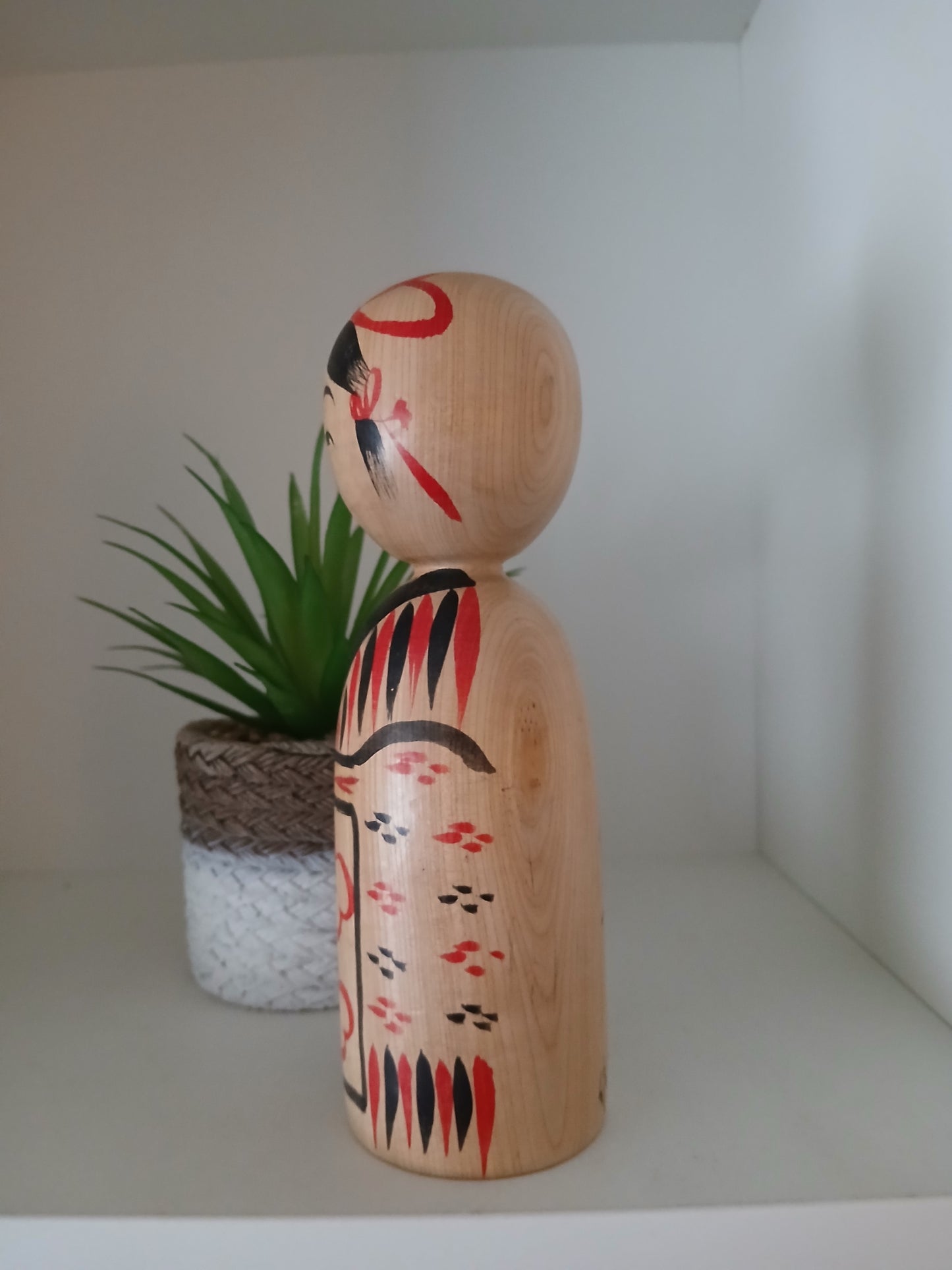 Vintage traditional Kijiyama Kokeshi by Kominami Saburo (1929-2023)