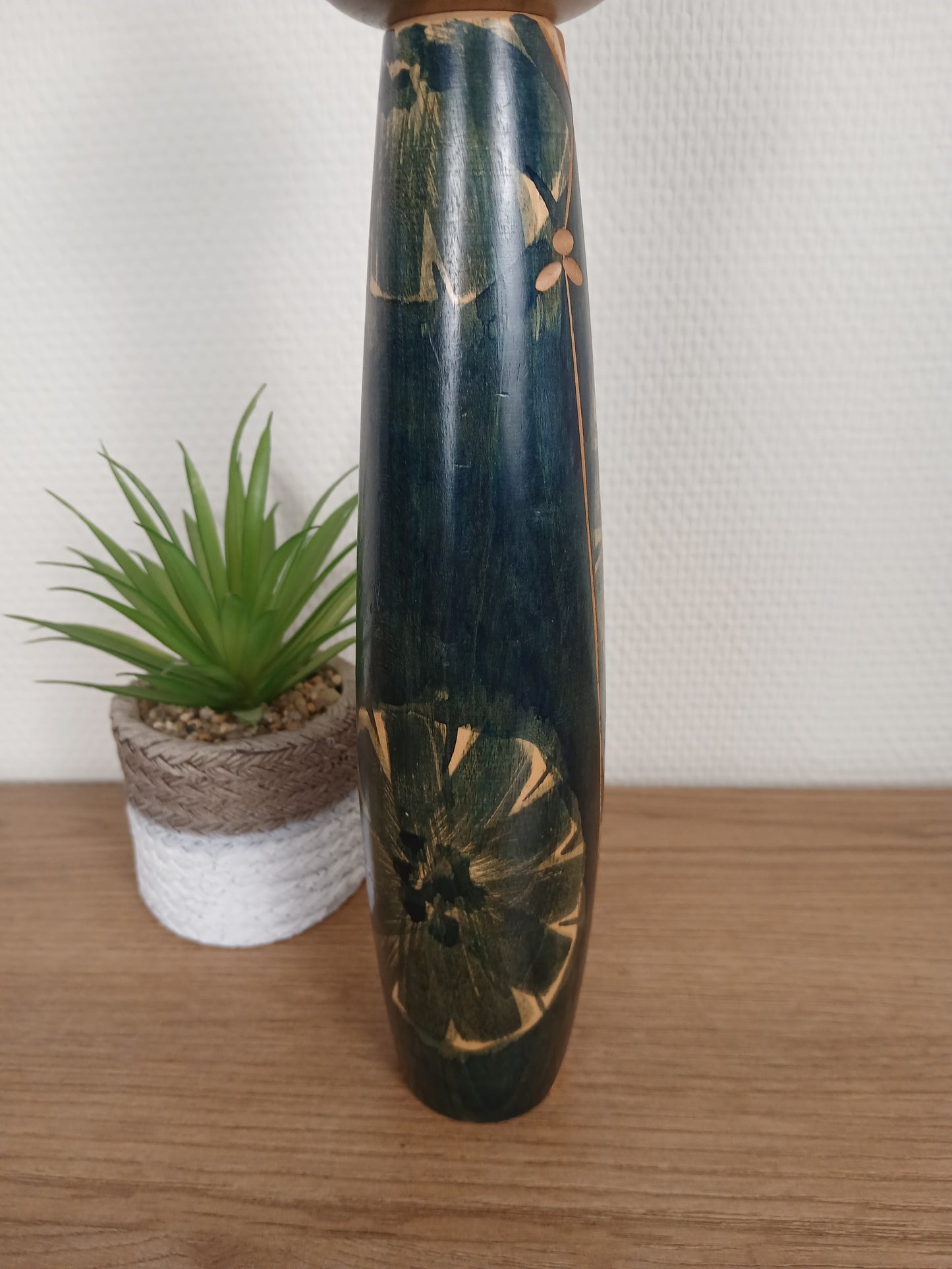 Rare Vintage Sosaku Kokeshi by Issetsu Kuribayashi (1924-2011)