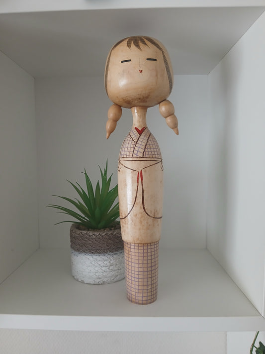 Vintage Sosaku Kokeshi made by Eiko Shibata (1924-)