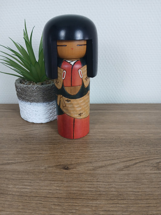 Vintage Gumma Kokeshi By Kisaku