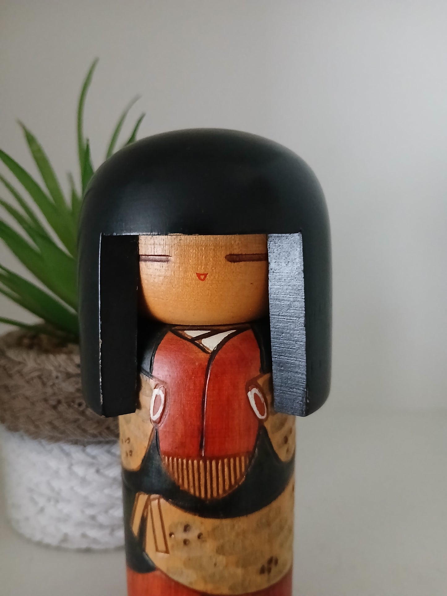 Vintage Gumma kokeshi by Kisaku
